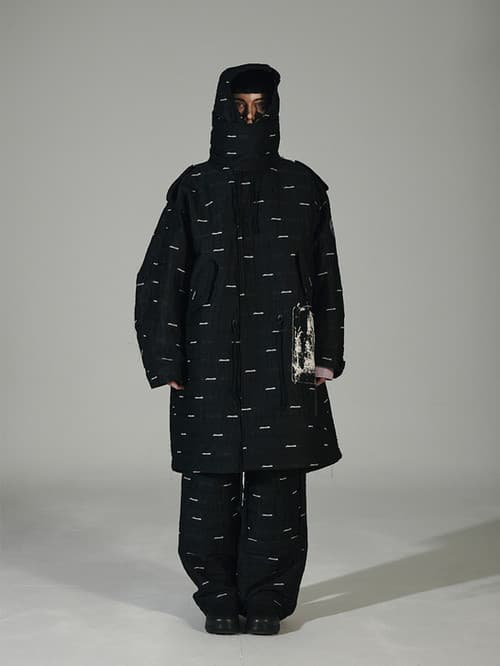 Fishtail Long Parka (Black)