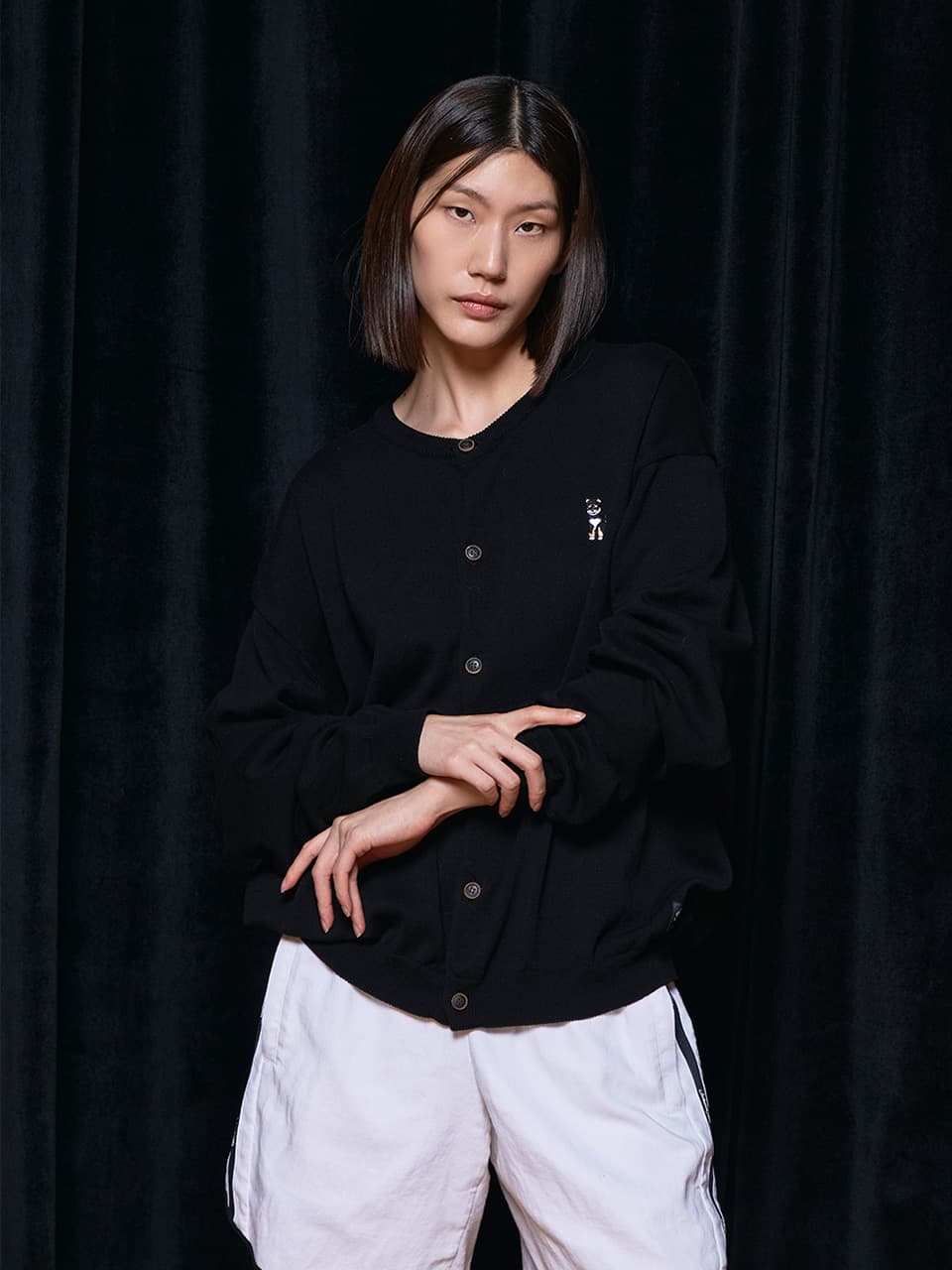 Kent Cardigan (Black) — vue 12