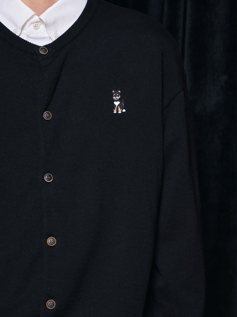 Kent Cardigan (Black) — vue 14
