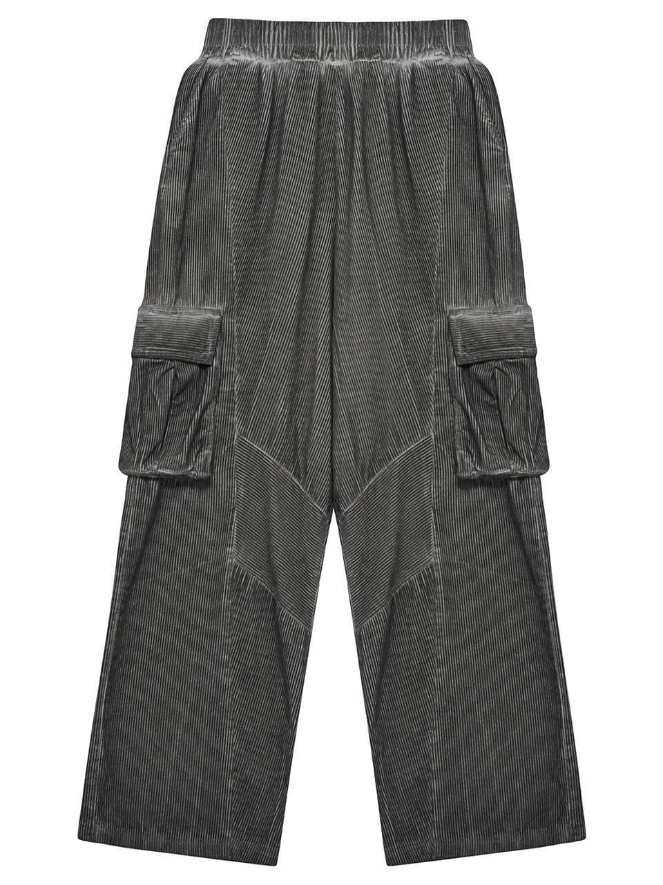 Dyeing Corduroy Cargo Banding Pants Dirty Beige