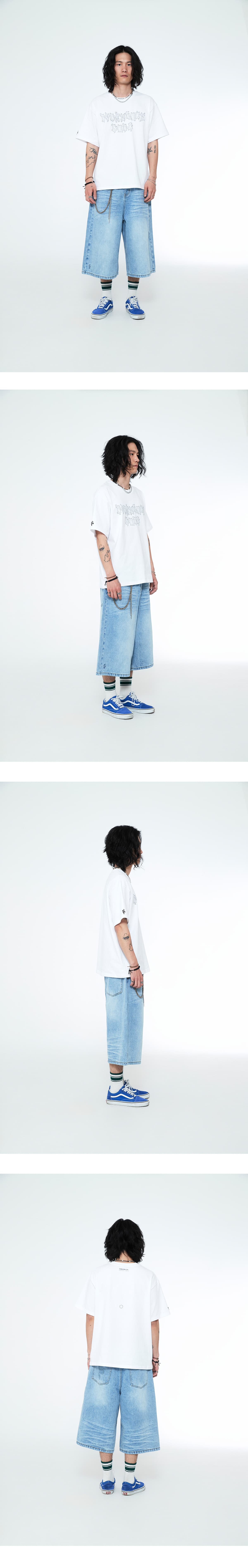 [James Keys x SSERPE] Everybody Goes Half Sleeve T White — vue 5