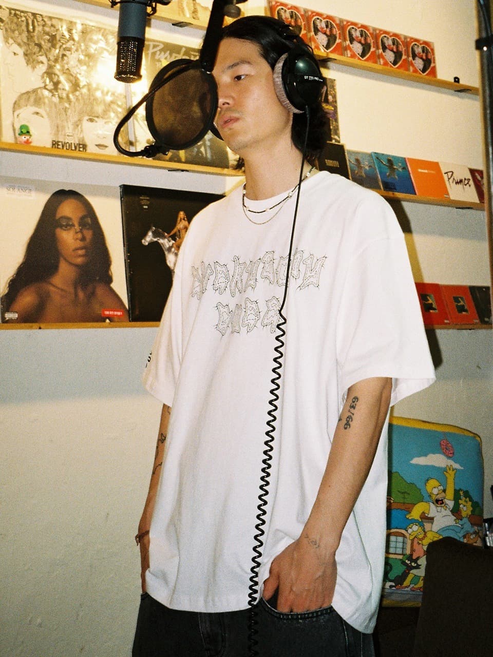 [James Keys x SSERPE] Everybody Goes Half Sleeve T White