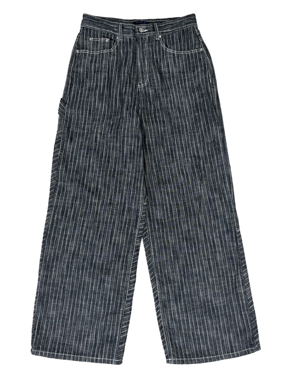 Natural Stripe Denim Pants