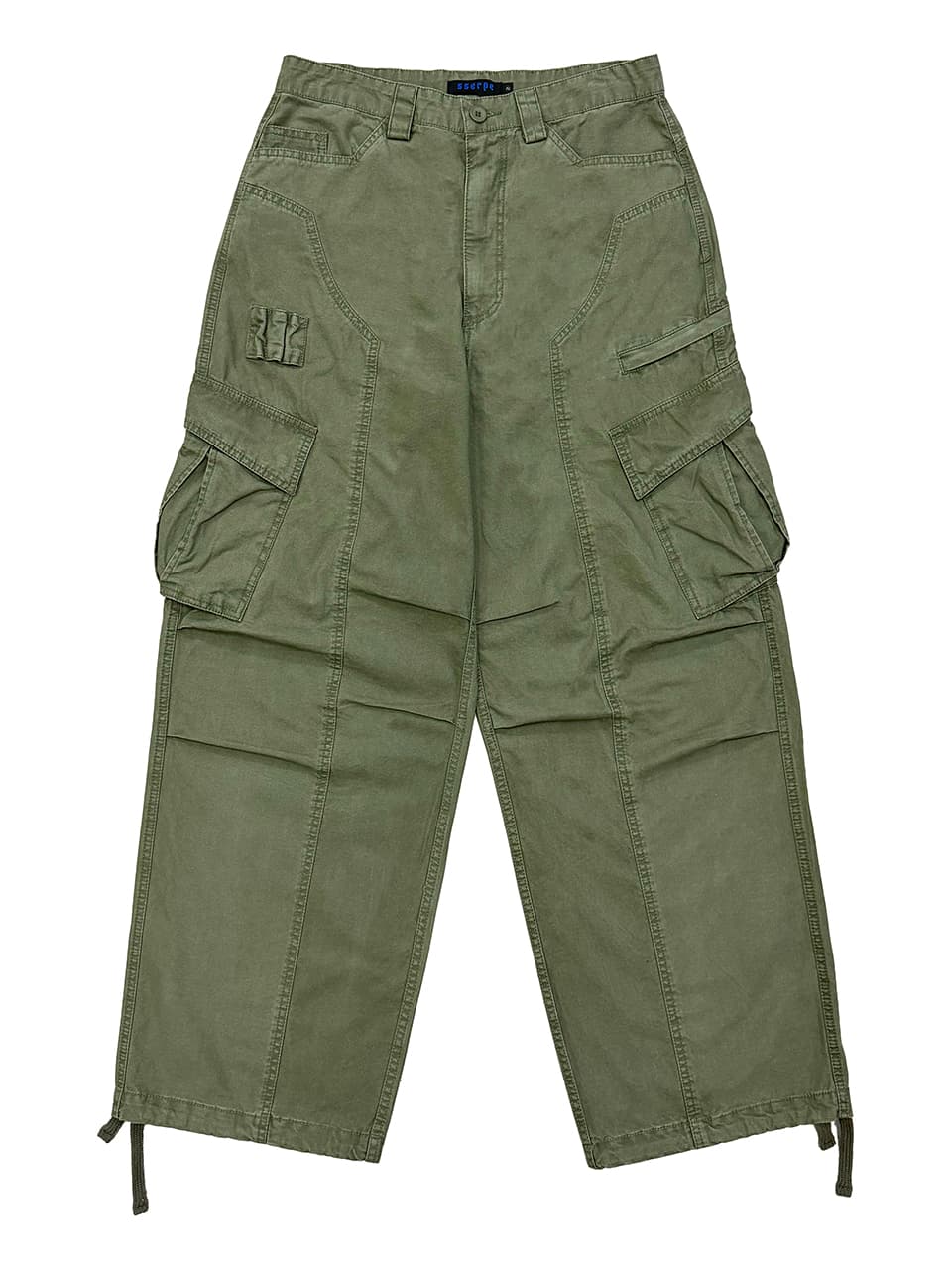 Pigment Parachute Cargo Pants Khaki