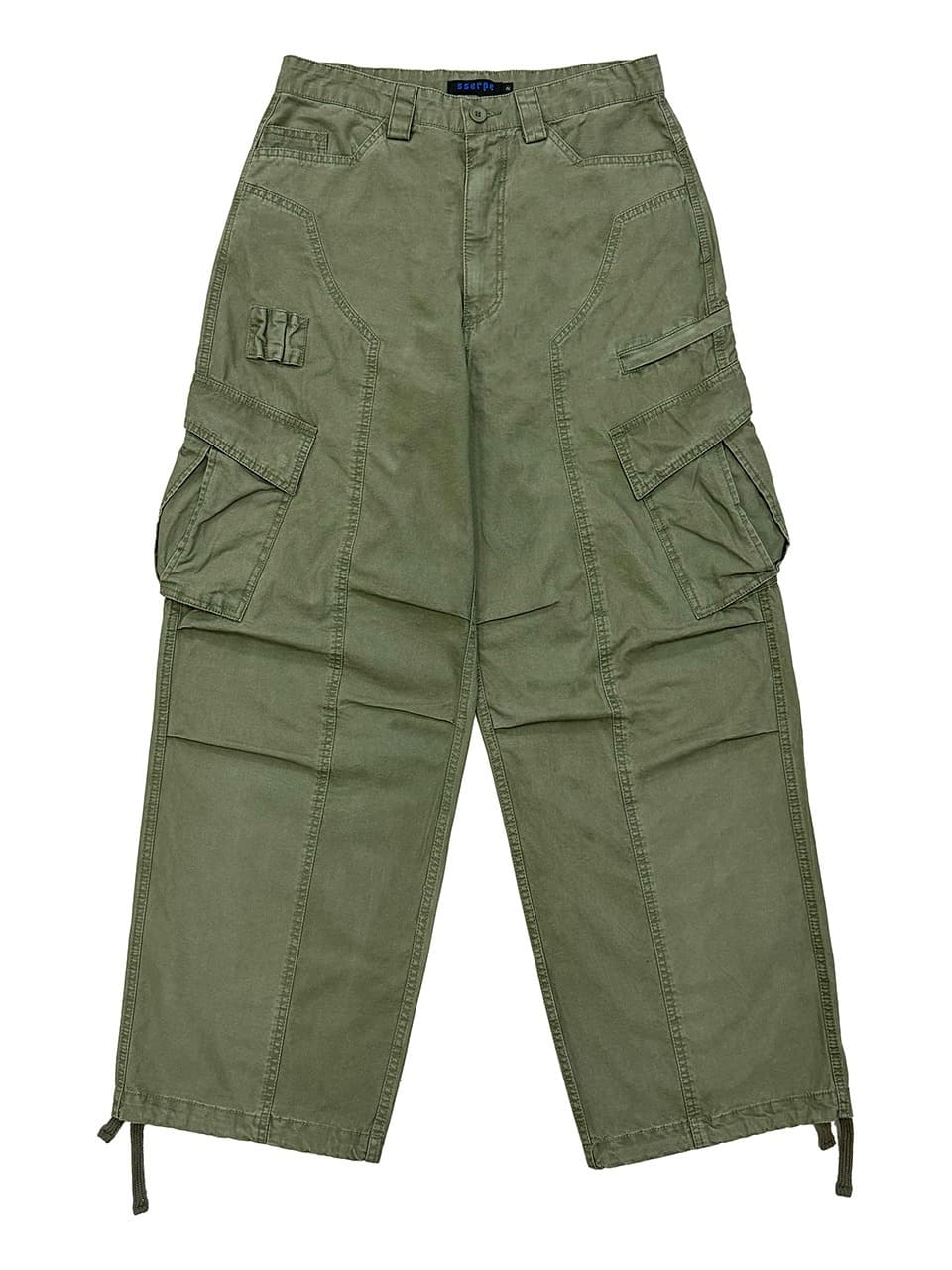 Pigment Parachute Cargo Pants Khaki