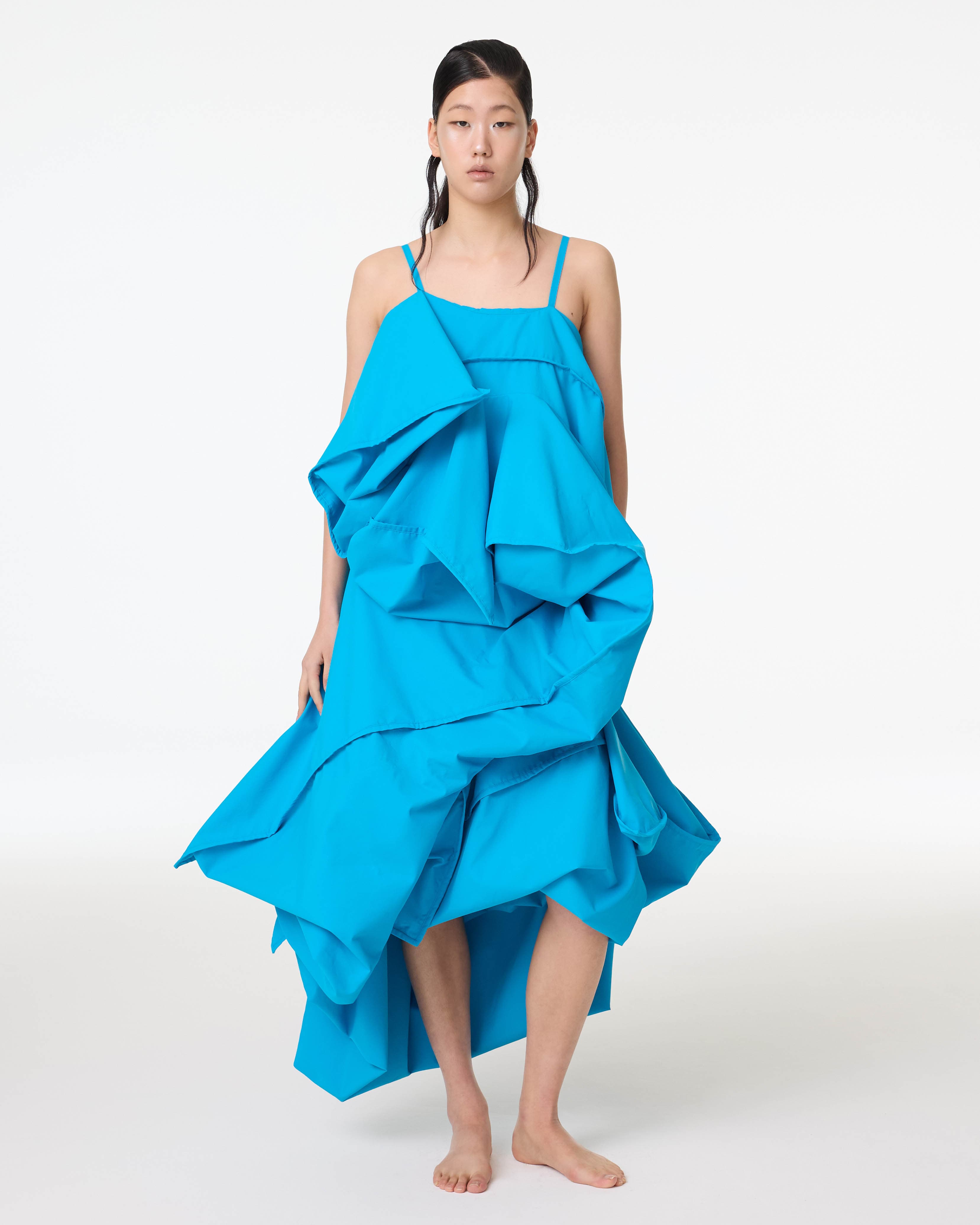 19 Lo Spaghetti Strap Top in Turquoise