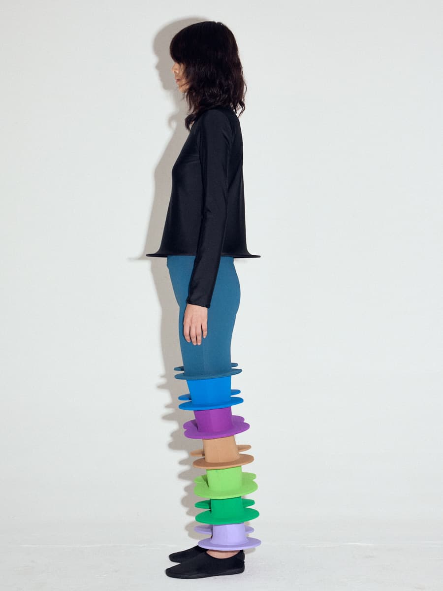 Discs Trousers in Multi — vue 4