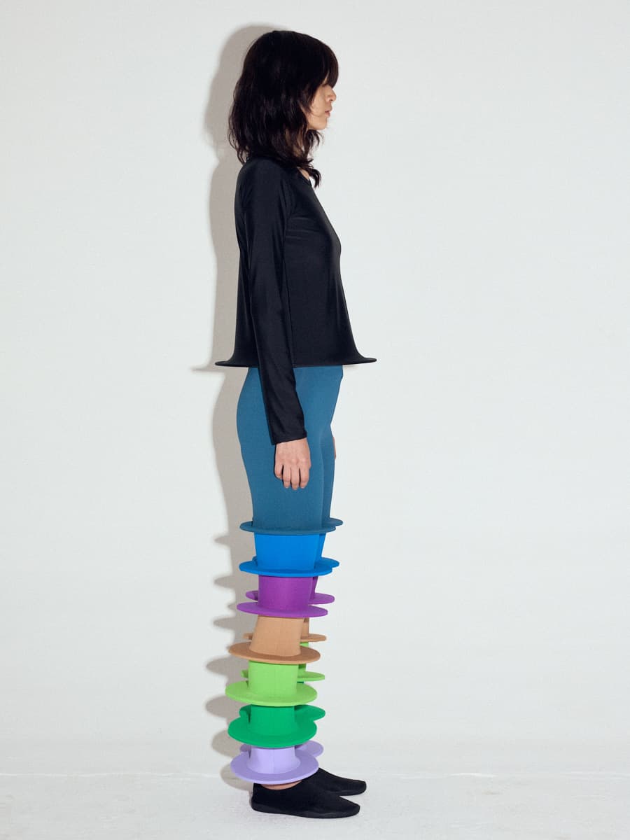 Discs Trousers in Multi — vue 5