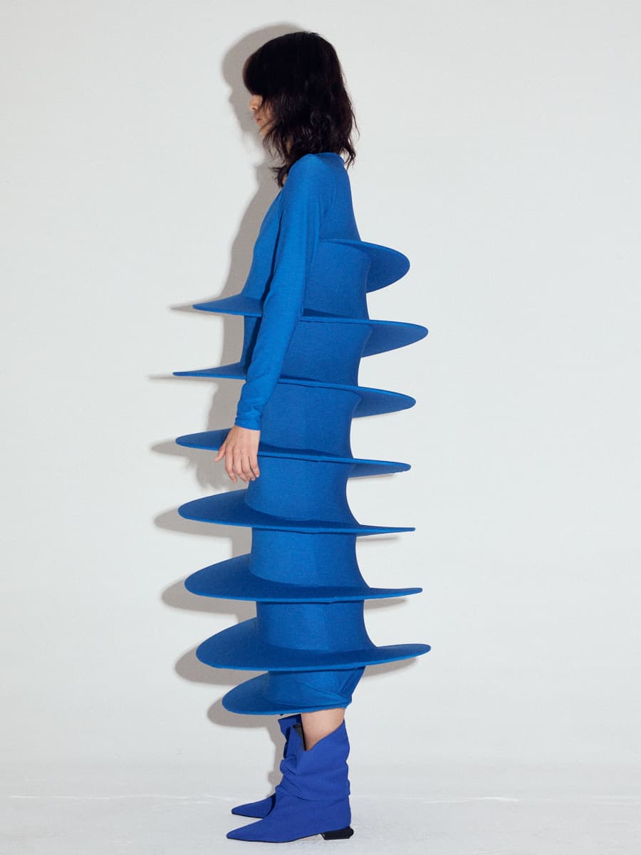 Tornado Dress in Blue — vue 5