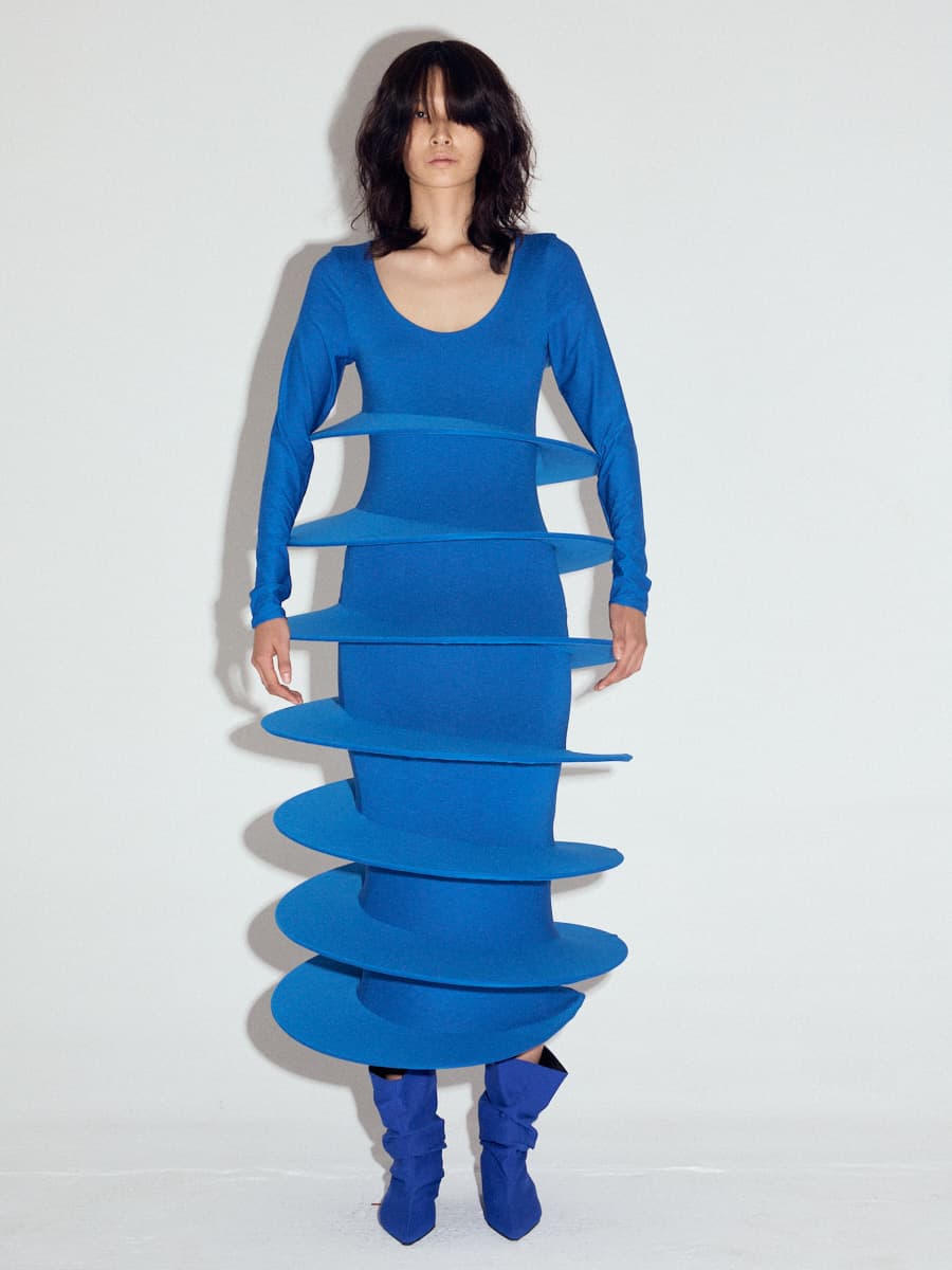 Tornado Dress in Blue — vue 6