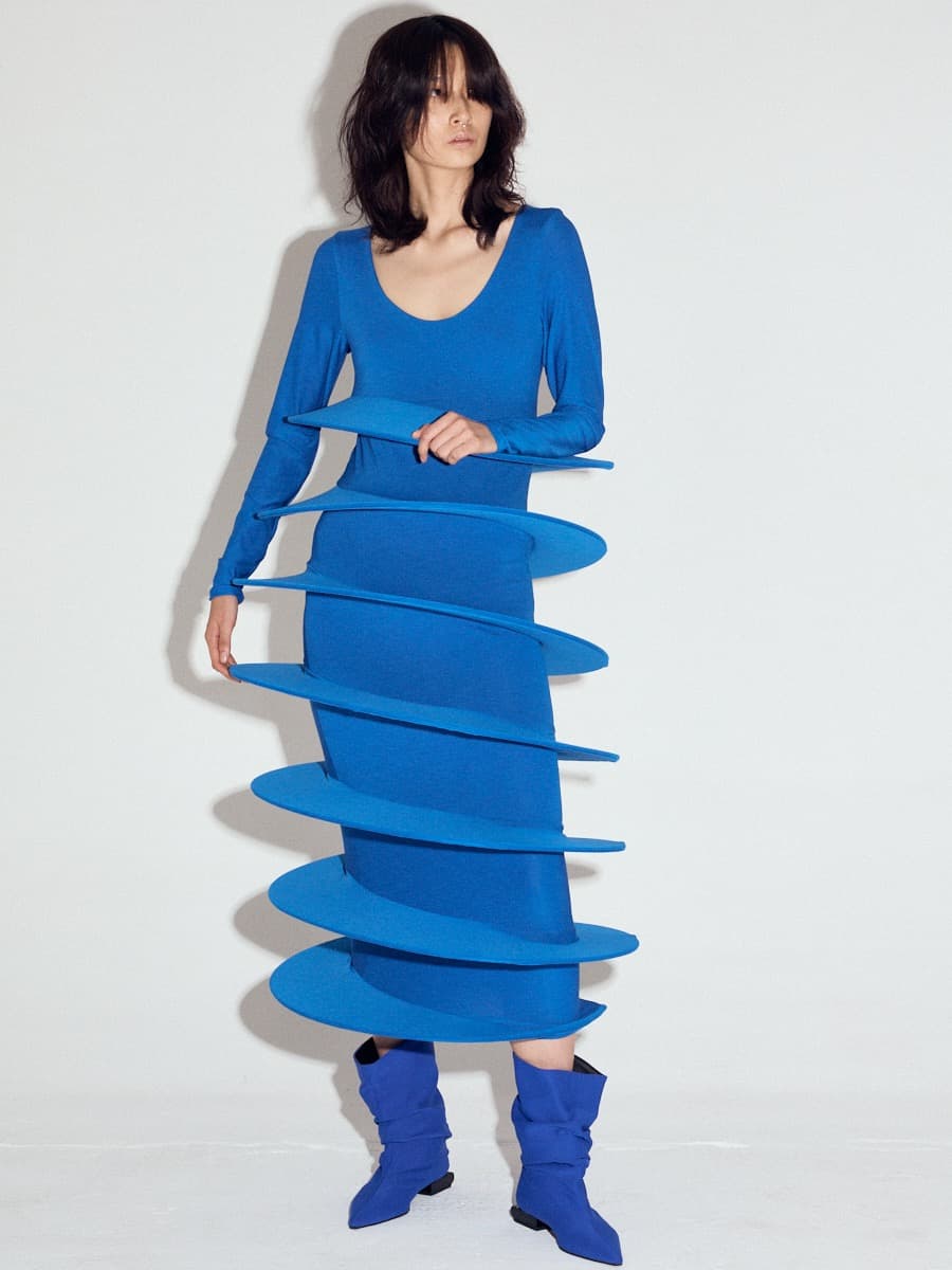 Tornado Dress in Blue — vue 1