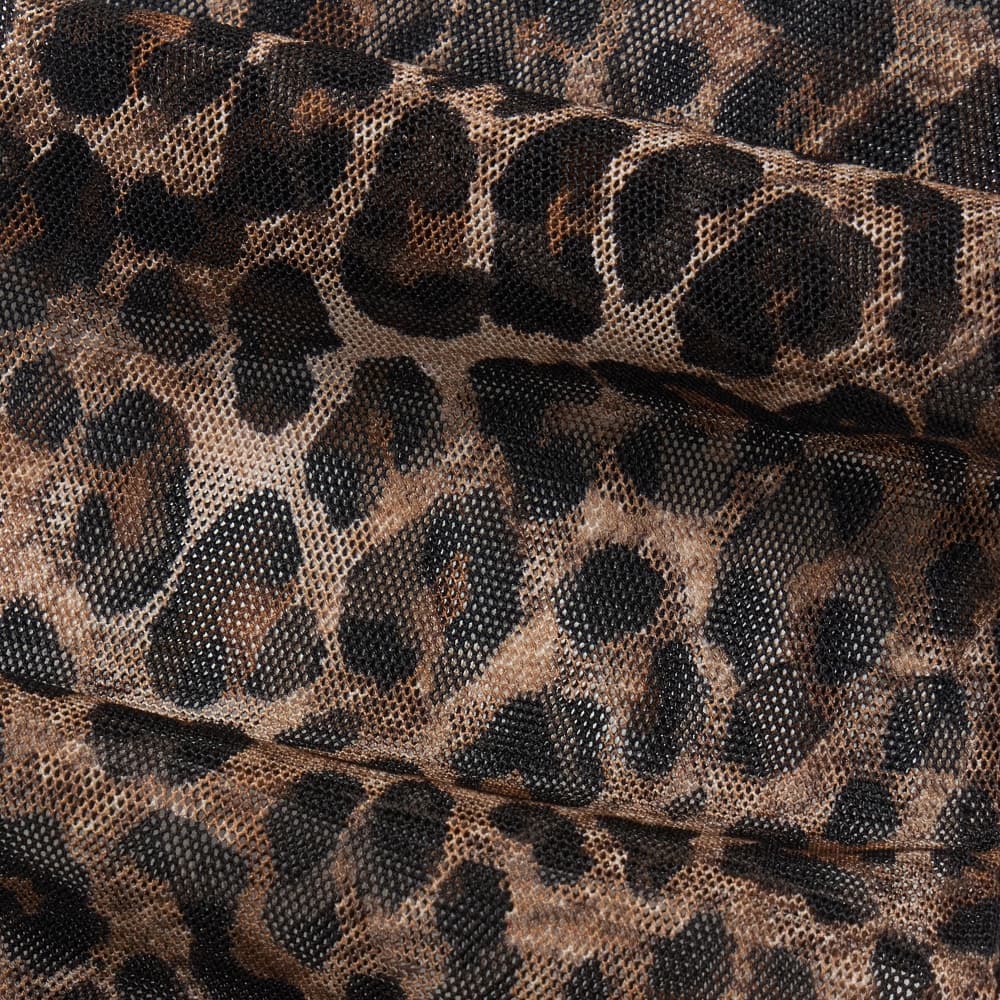 [3rd Drop] Leopard Mesh Long Scarf — vue 5