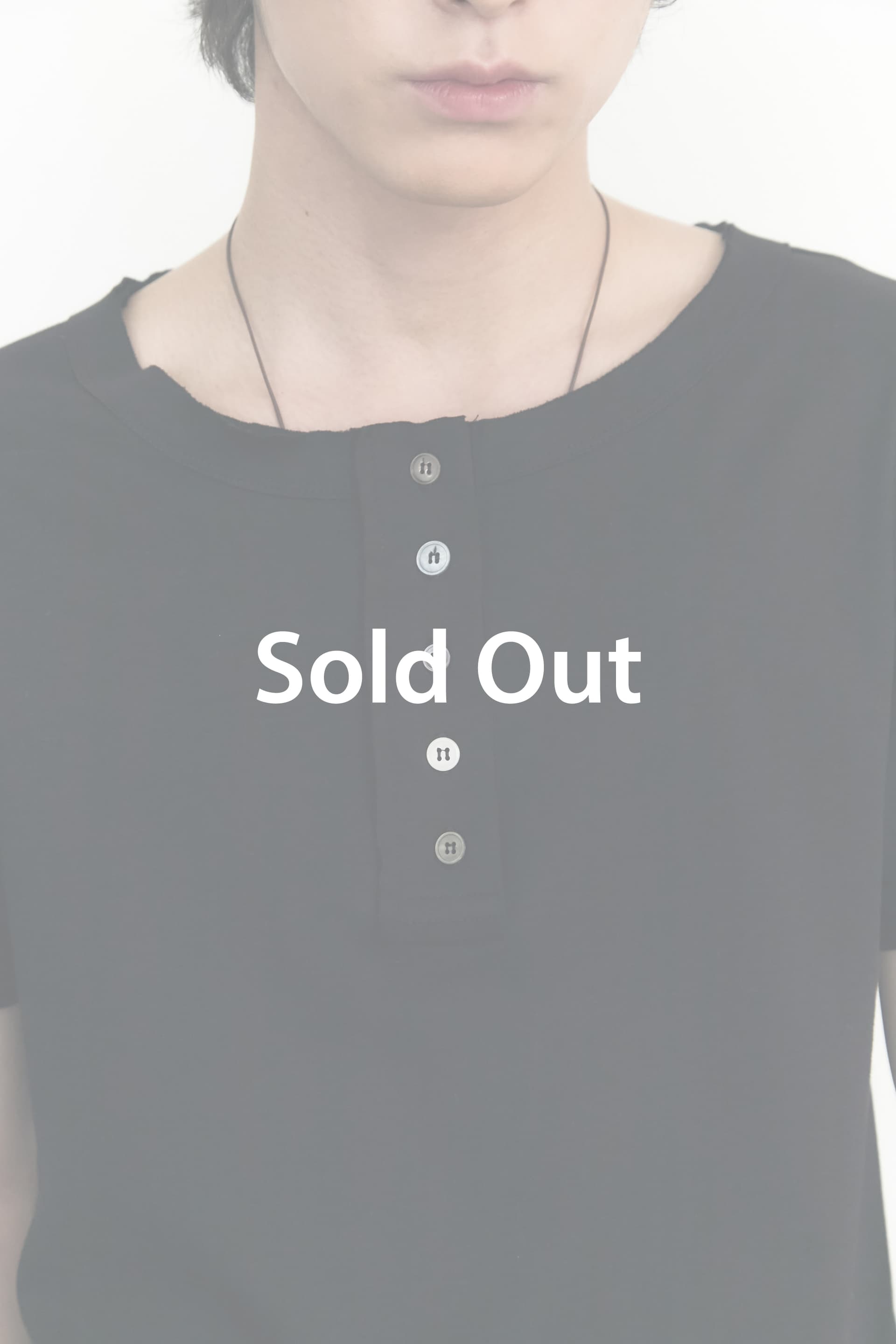 5 Button Henry Neck (Black)