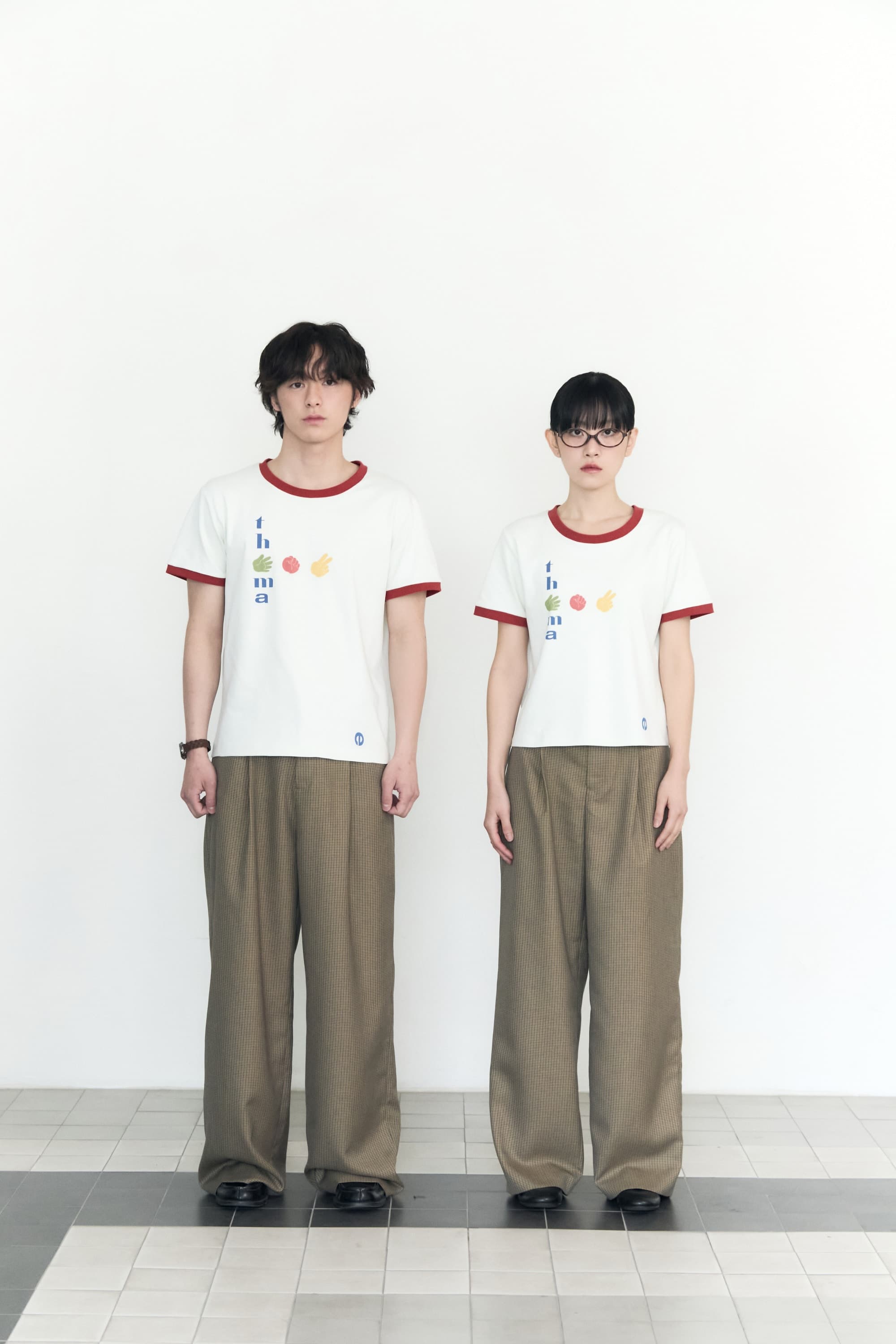 Playful Ringer Tee P.R.S (Lime) — vue 2