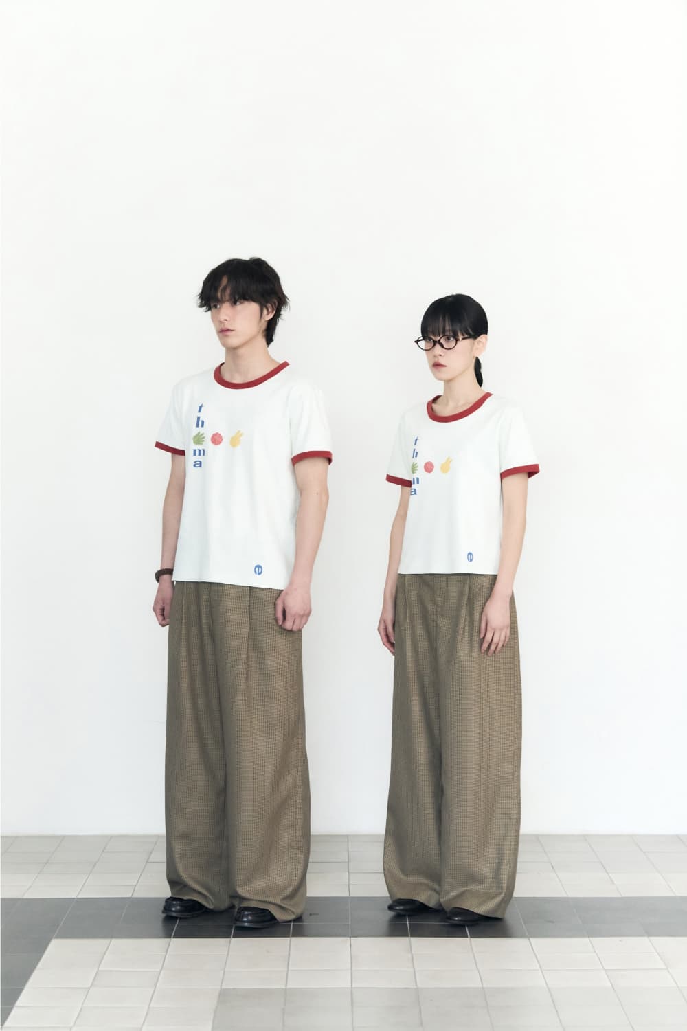 Playful Ringer Tee P.R.S (Lime) — vue 5