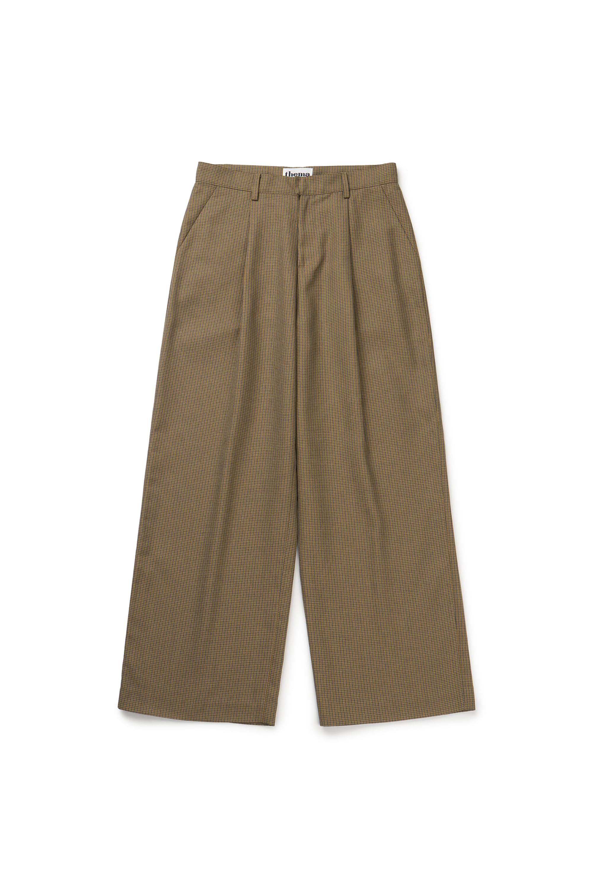 Antique Check Trousers (Navy Camel) — vue 2