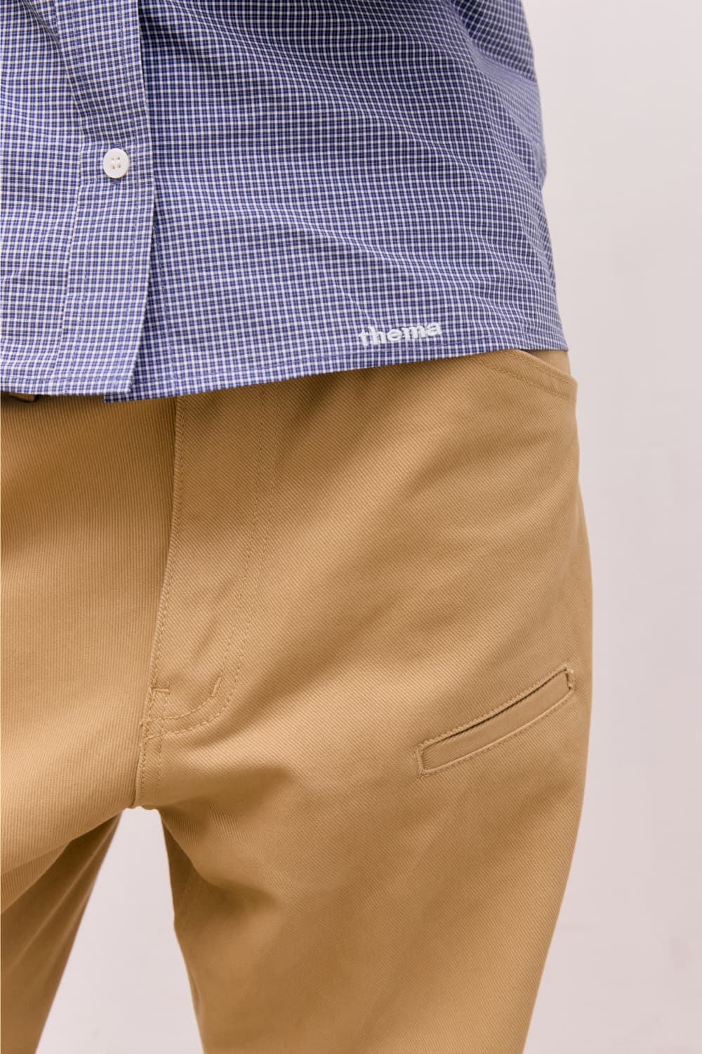 Roll-Up Check Shirts (Navy) — vue 16