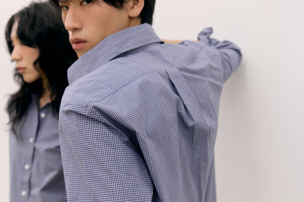 Roll-Up Check Shirts (Navy) — vue 20
