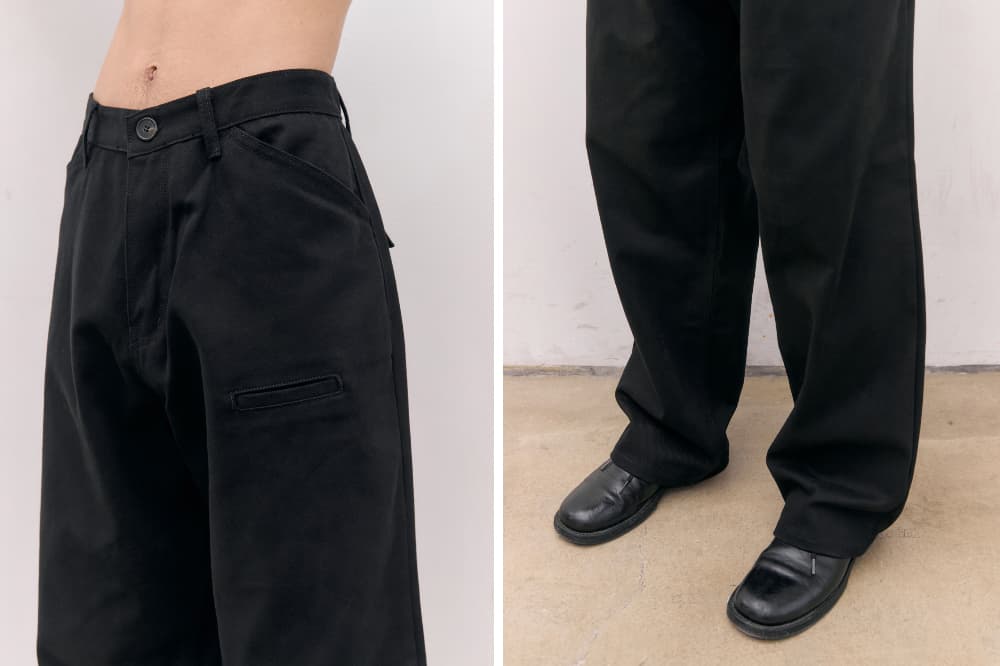 Classic Chino Pants (Black) — vue 11