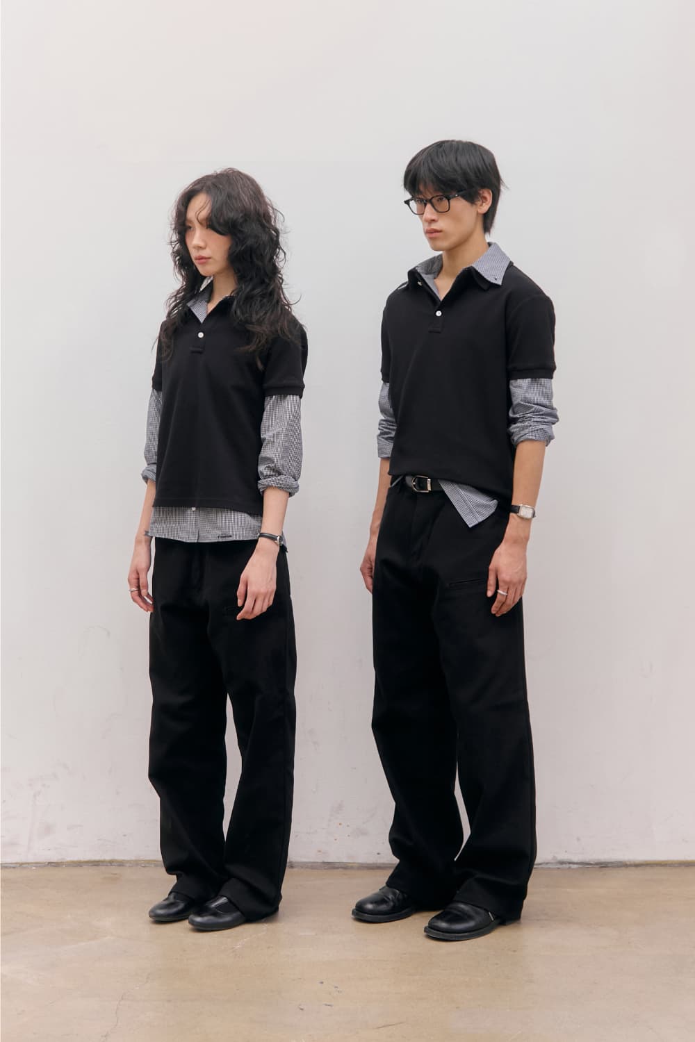Cotton PK Polo Shirts (Black) — vue 15