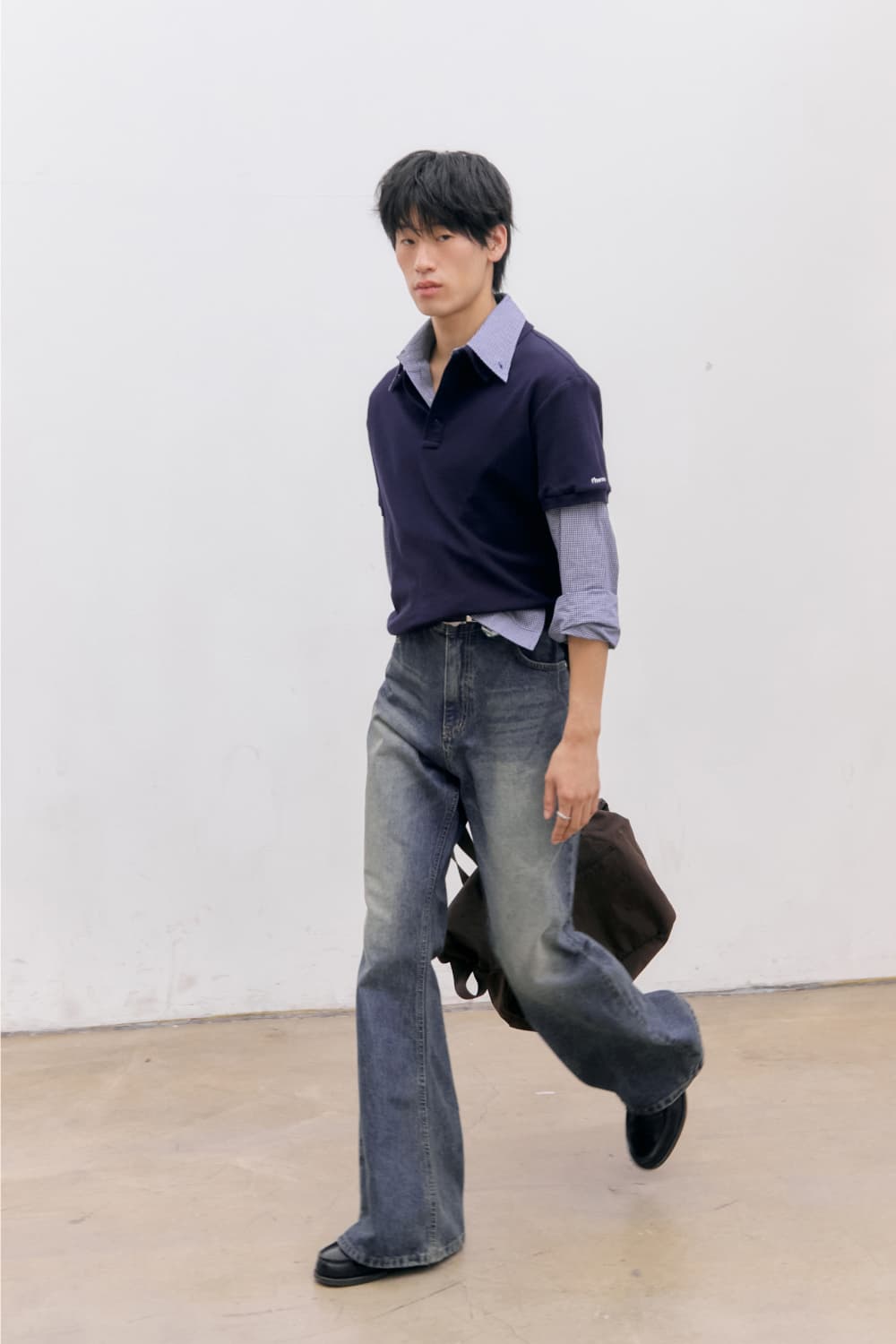 Cotton PK Polo Shirts (Navy) — vue 11