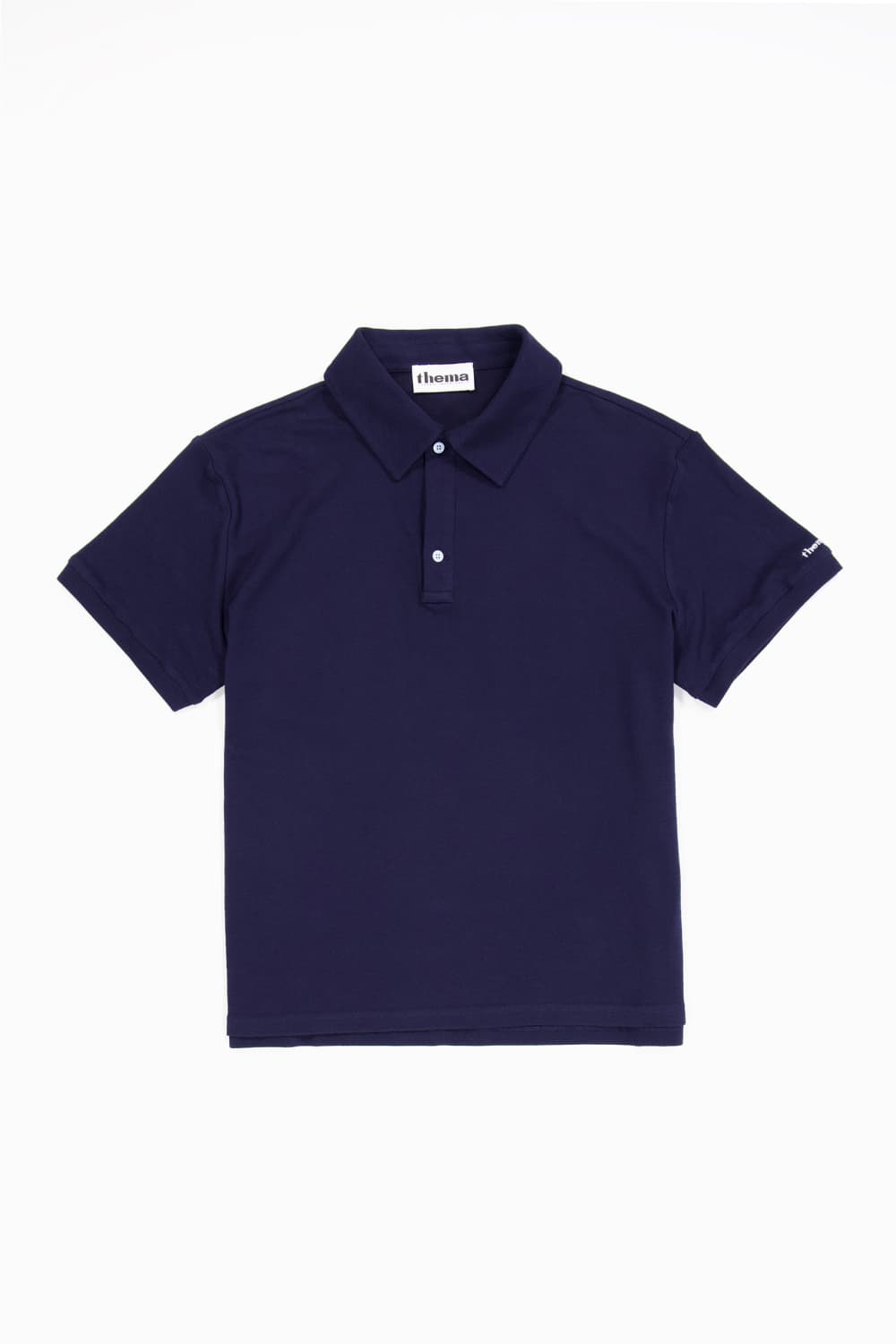 Cotton PK Polo Shirts (Navy) — vue 4