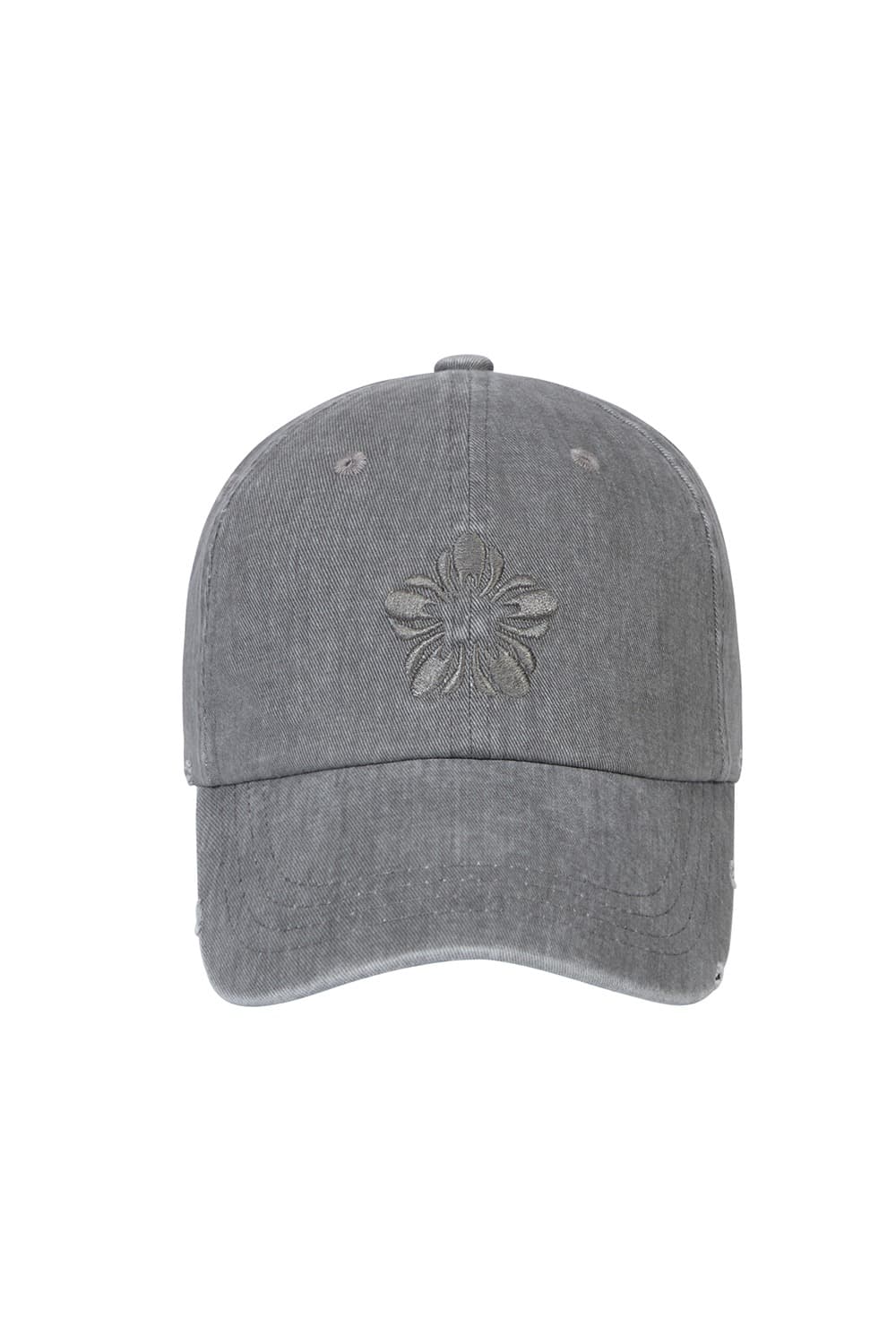 MUGUNG Embroidery Pigment Ball Cap (Gray)