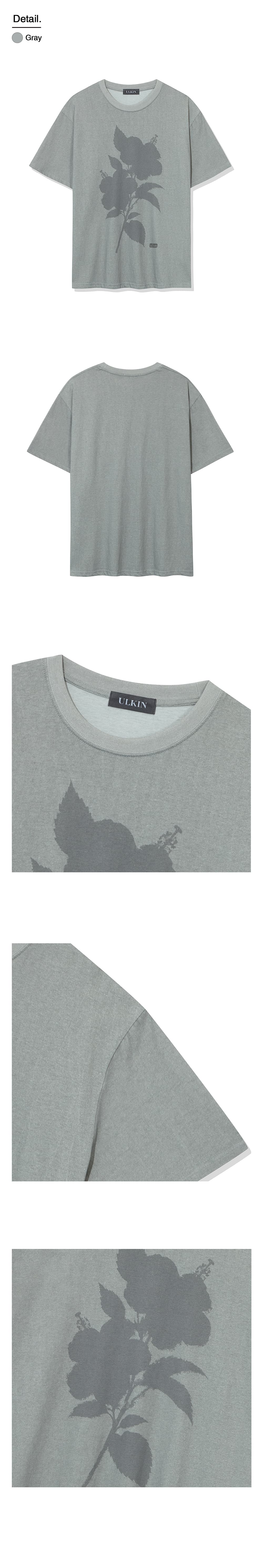 Muted MUGUNG Oversized T-shirt (Gray) — vue 4
