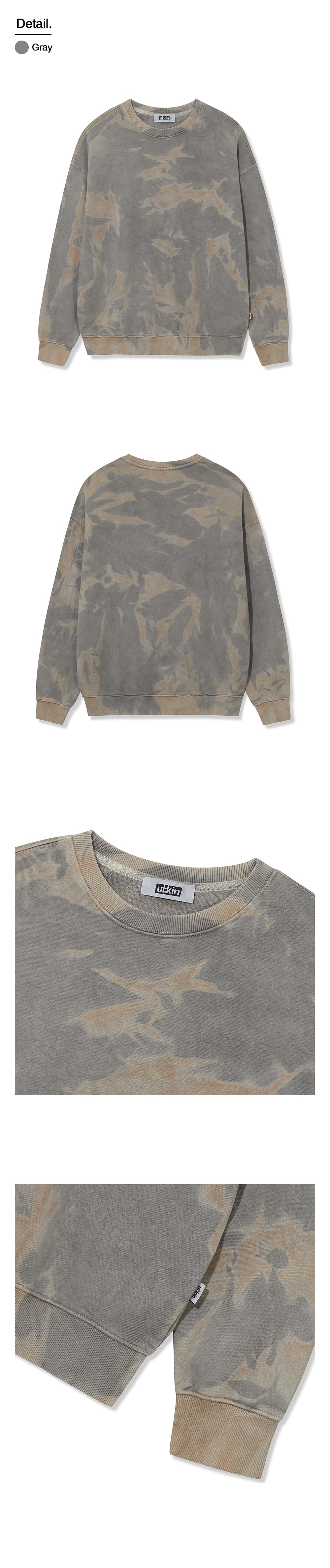 Batch No.2 Traditional-Dyed Heritage Sweatshirt (Gray) — vue 3