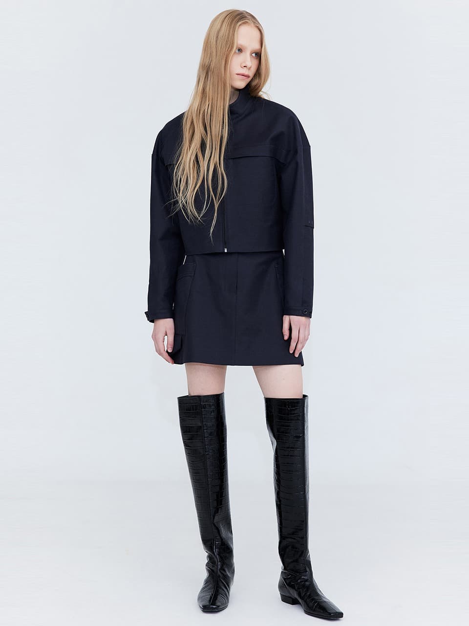 Cotton Casual Jumper — Charcoal