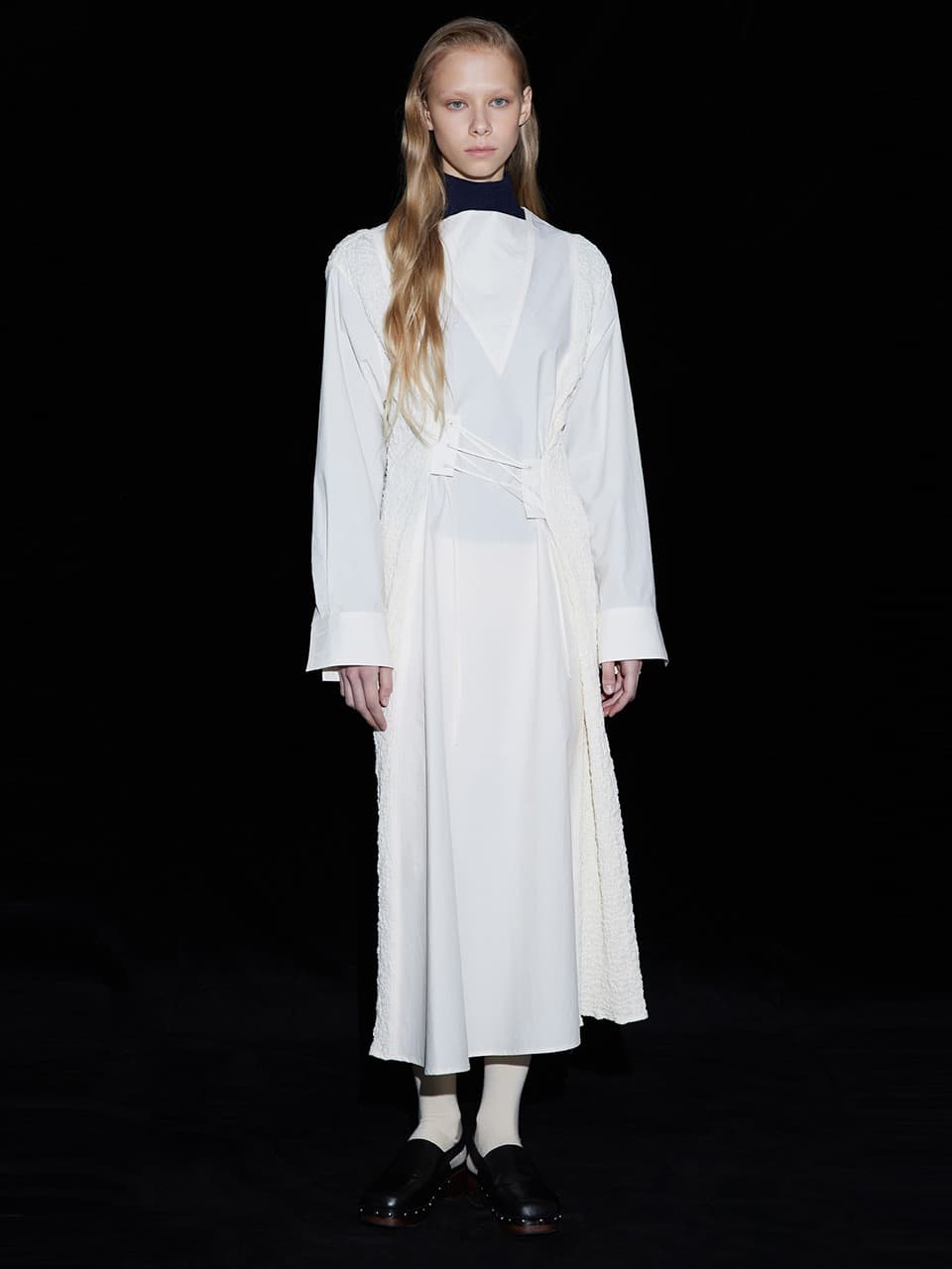 Strap Long Dress — Ivory