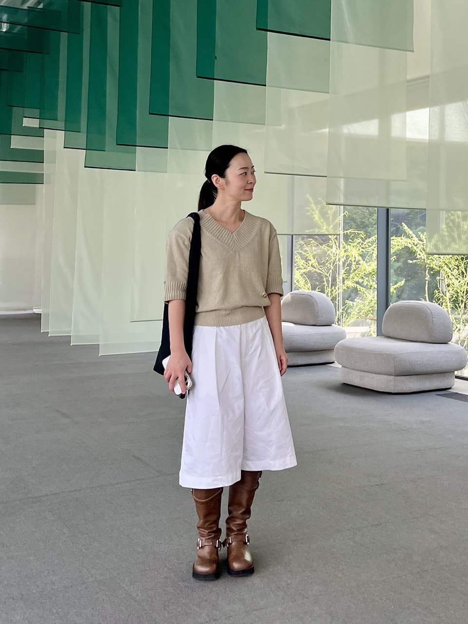 25 Bermuda Pants — White