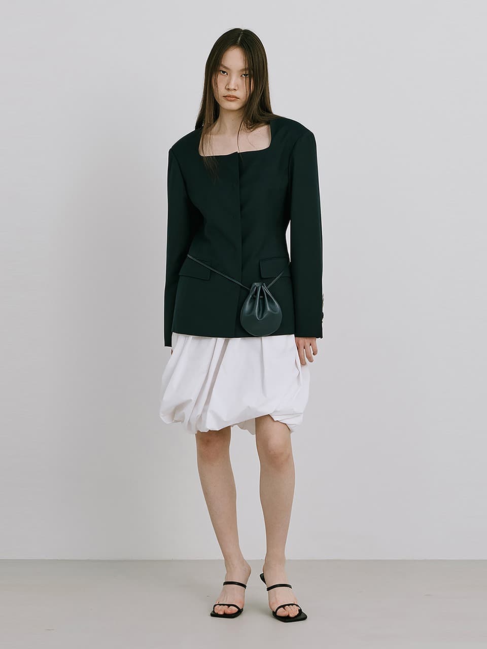 Moon Jar - Shaped Skirt — White