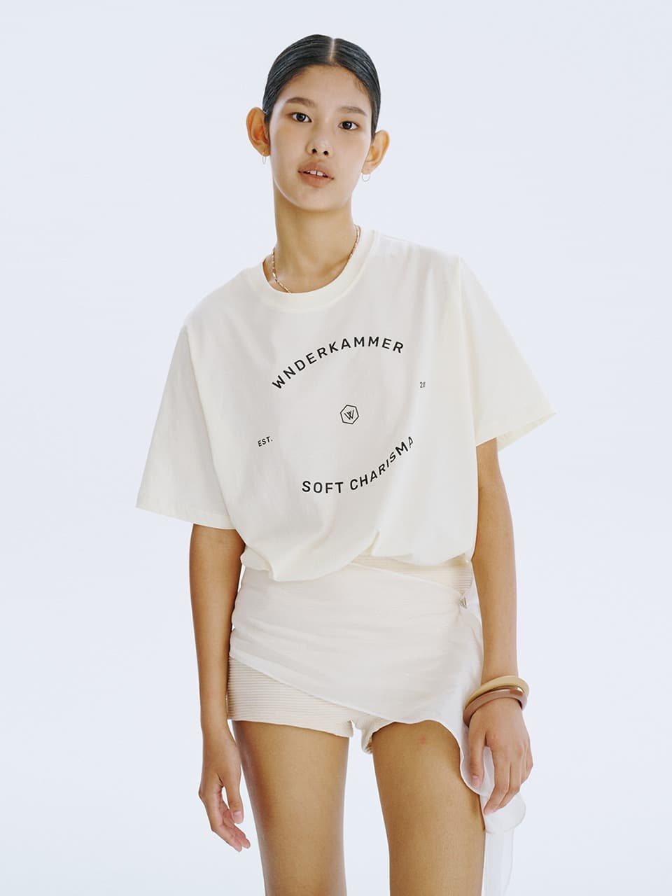 WNDERKAMMER Graphic T — Light Yellow