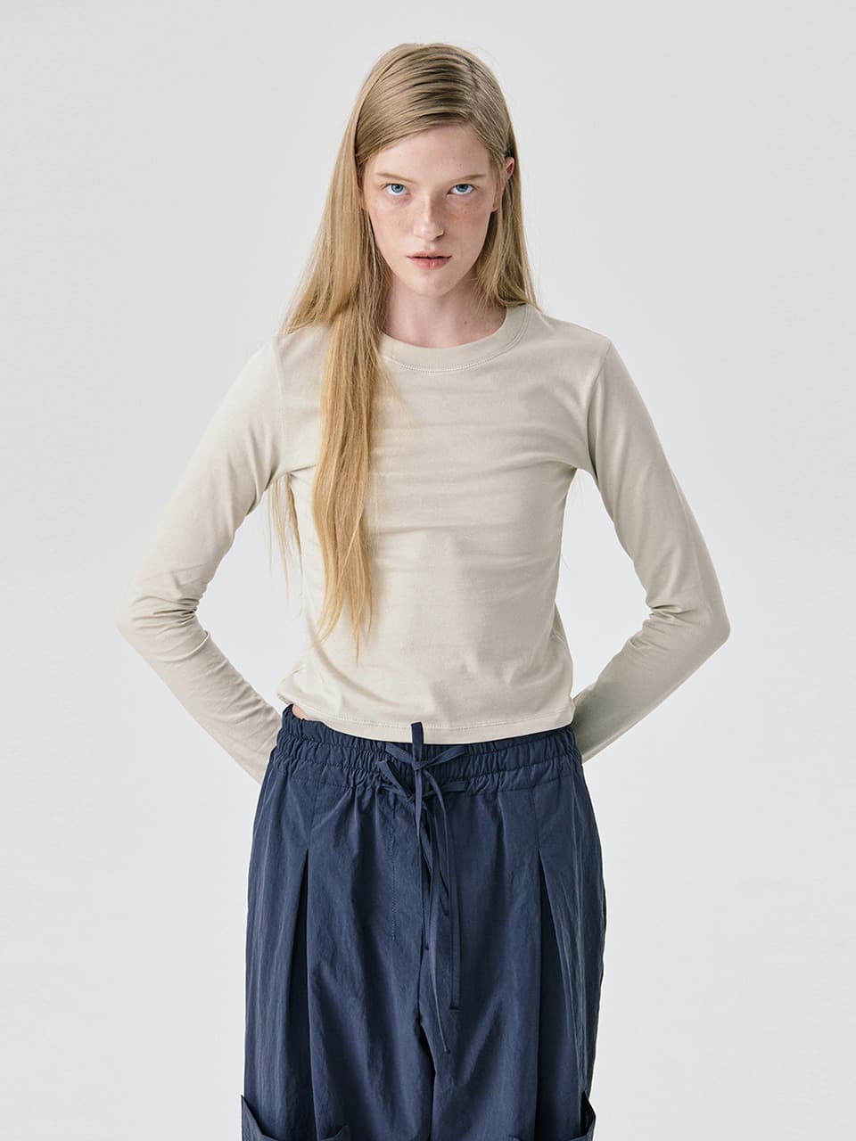 Daily Fitted T — Light Khaki — vue 1
