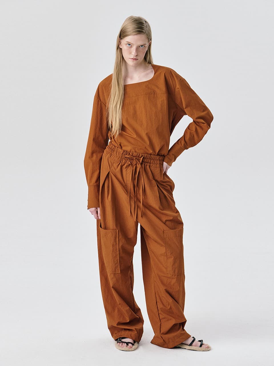 Yoke Top — Brick
