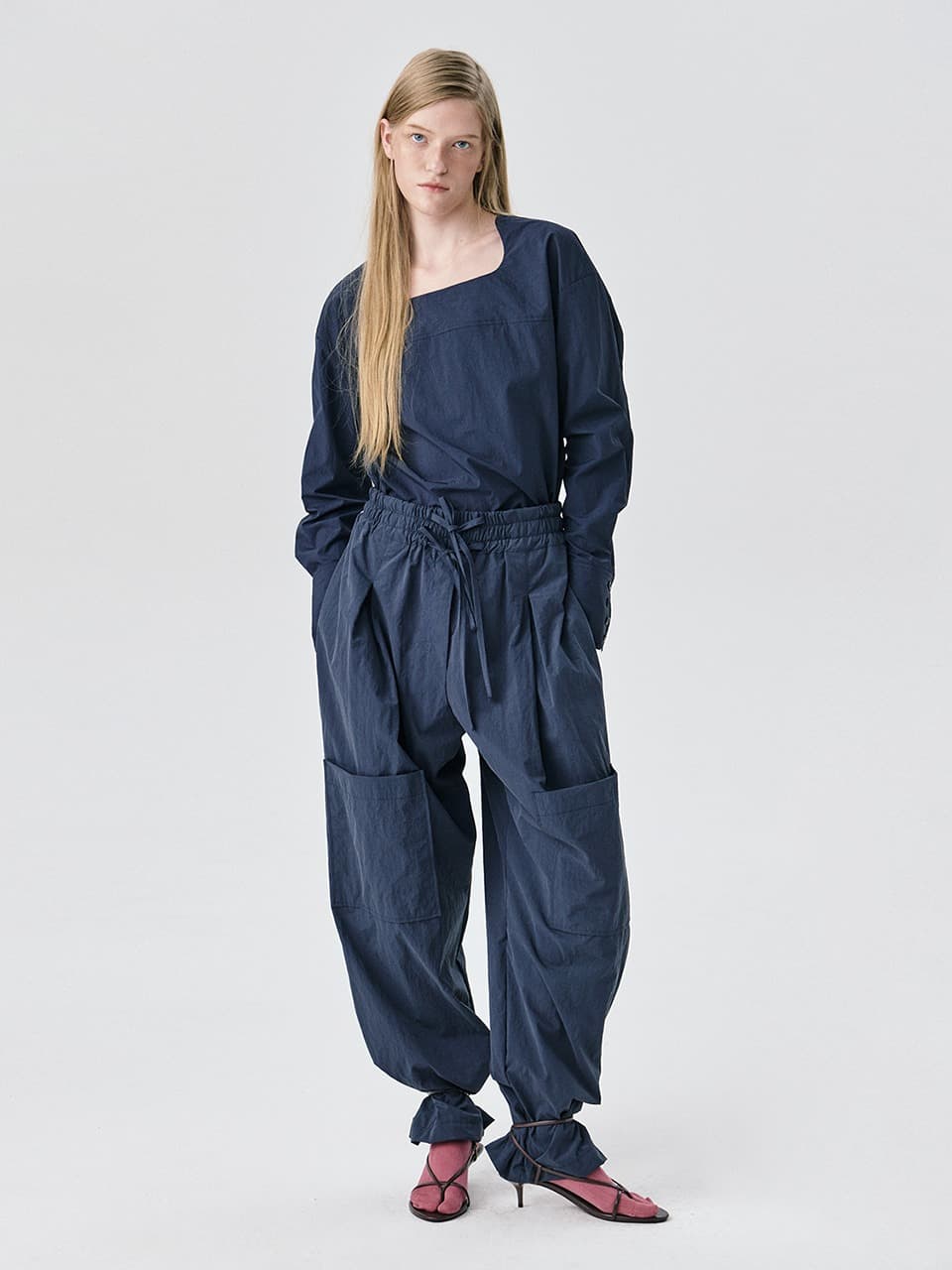 Yoke Top — Navy