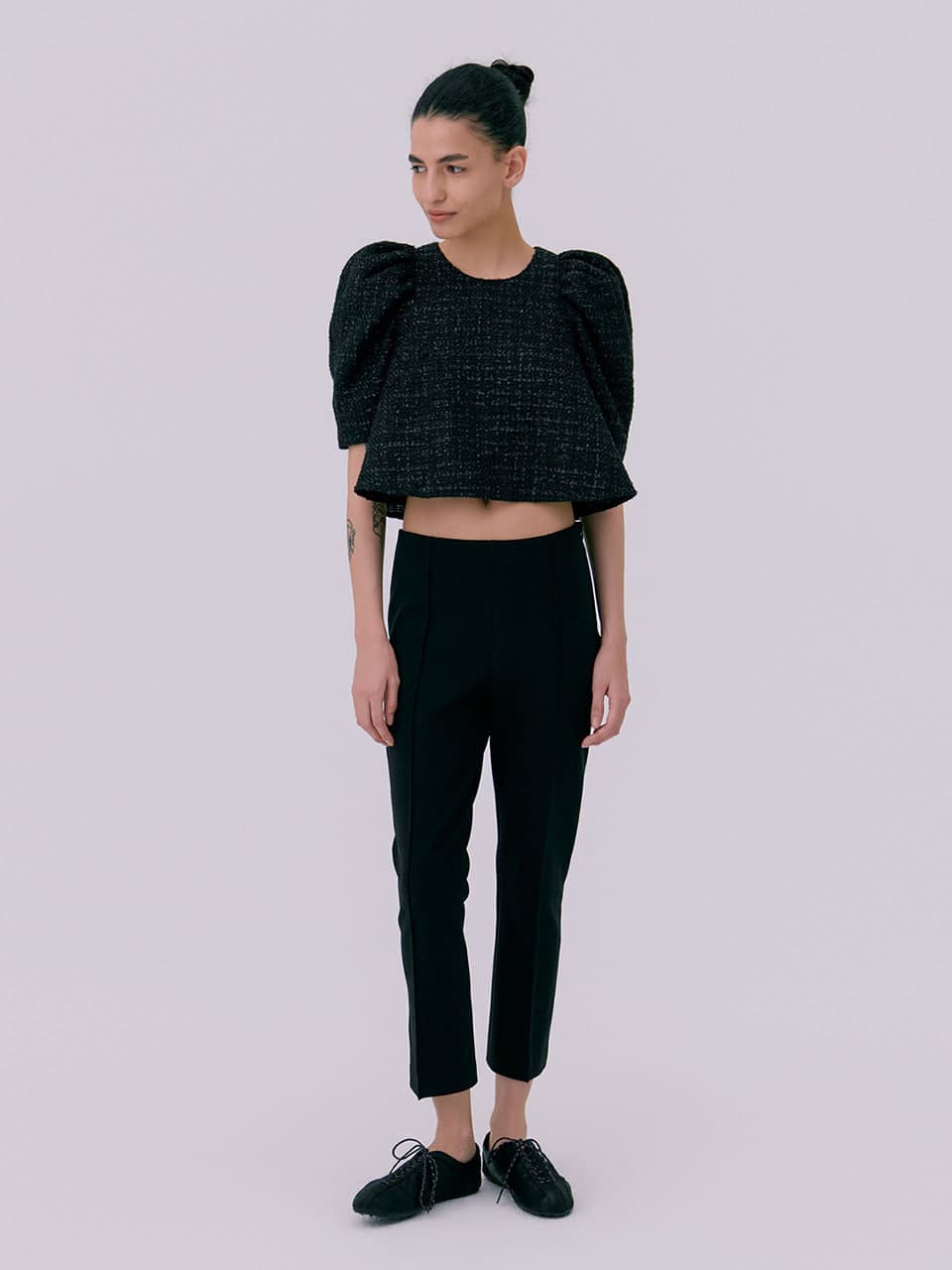 Cigarette Pants — Black — vue 6