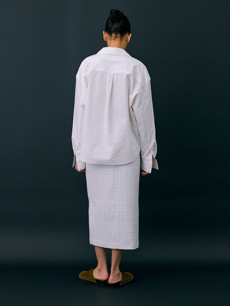 Oversized Pocket Shirts — Ivory — vue 3