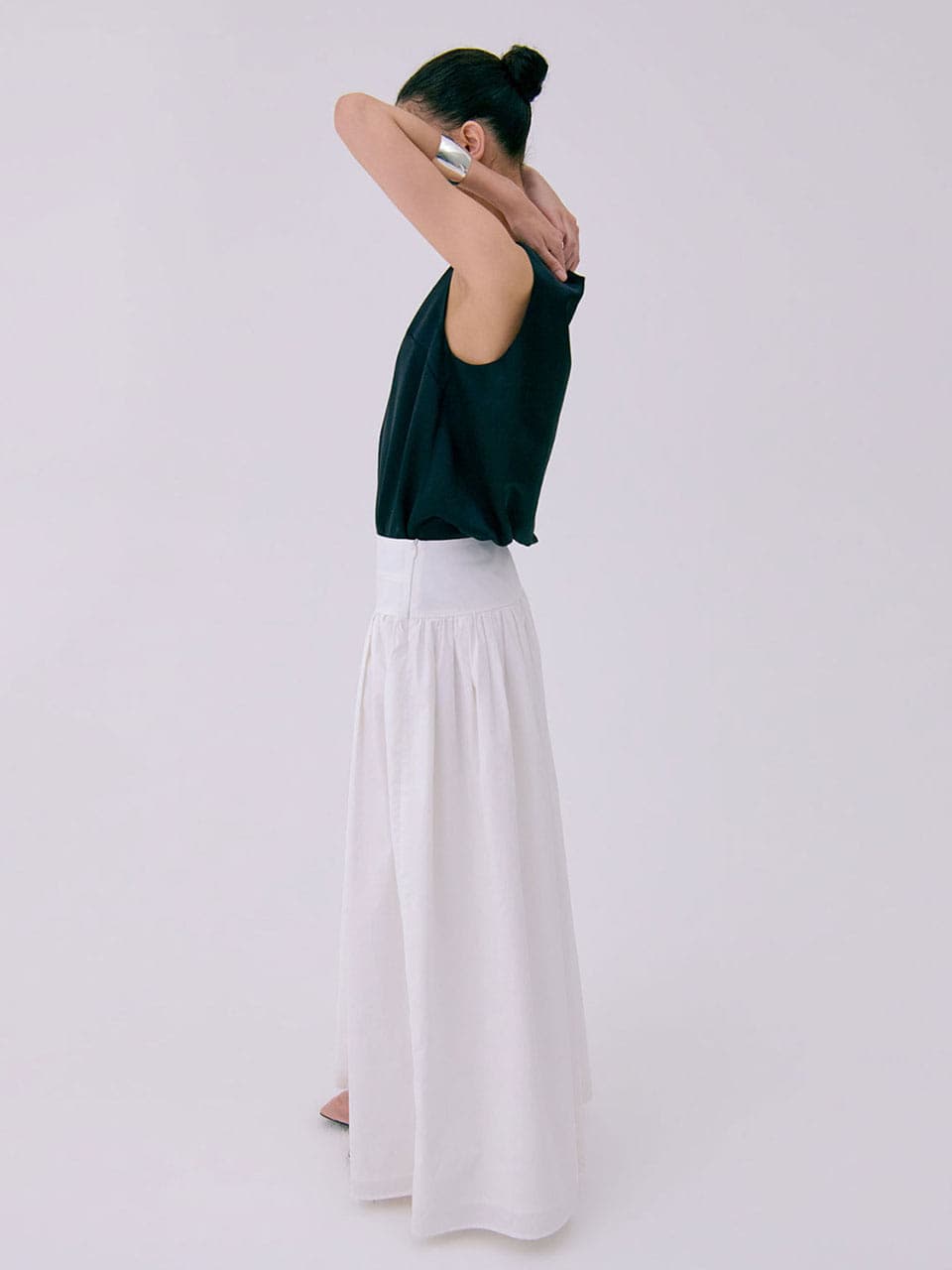 Layered Sleeveless Top — Black — vue 7