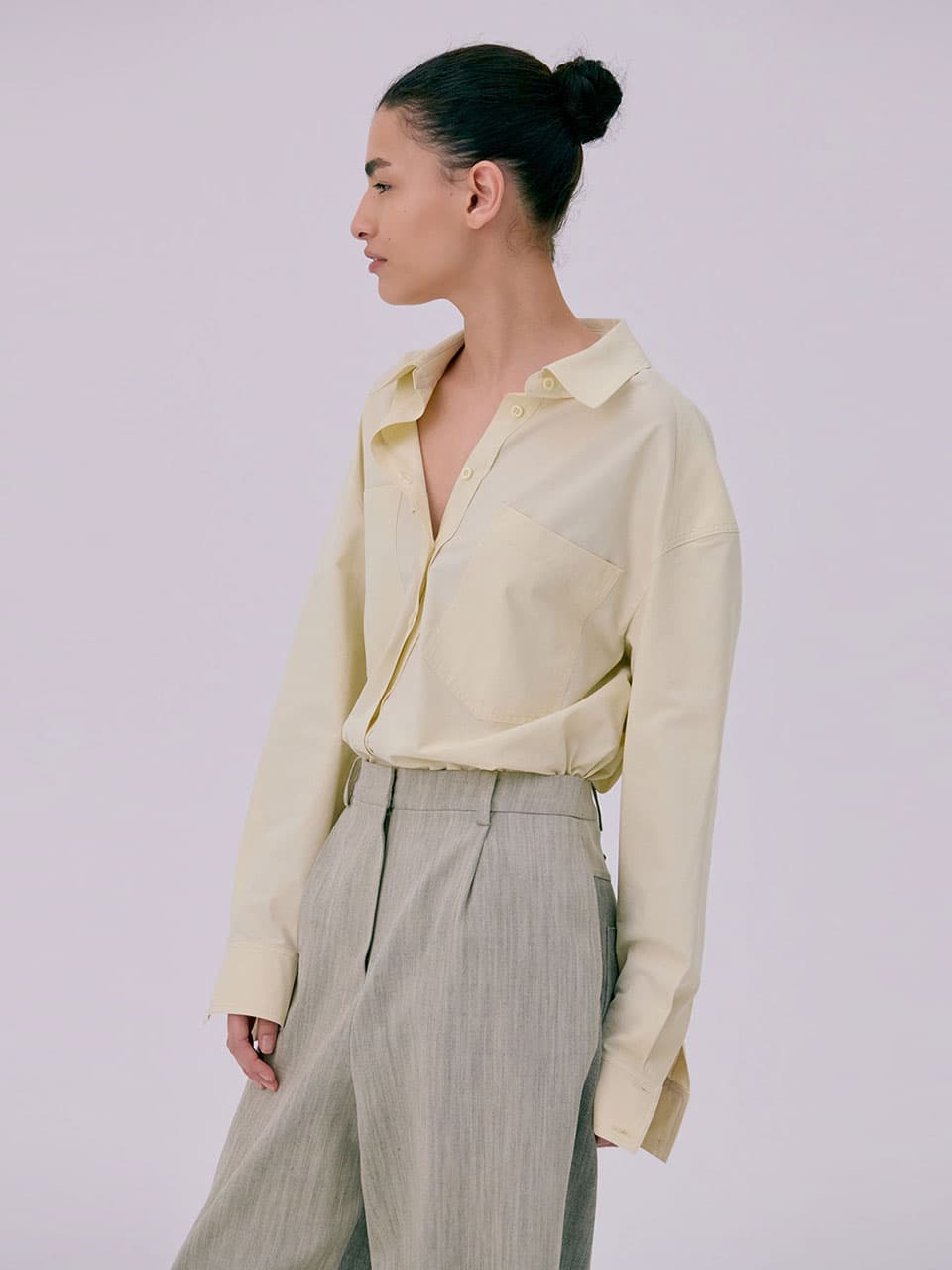 26 Classic Tuck Pants — Beige — vue 8