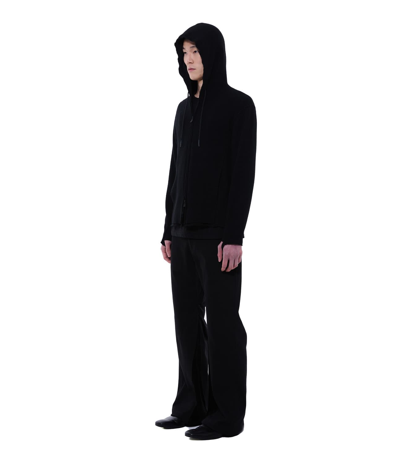 EP.9 01 Hoodie Zip Up — Black — vue 4