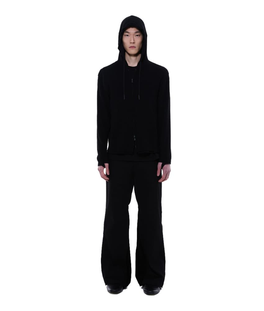 EP.9 01 Hoodie Zip Up — Black