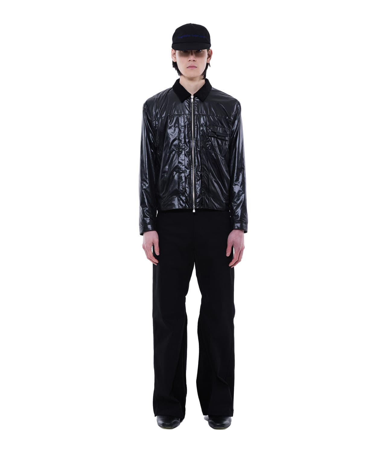 EP.9 02 Jacket — Glossy Black — vue 3