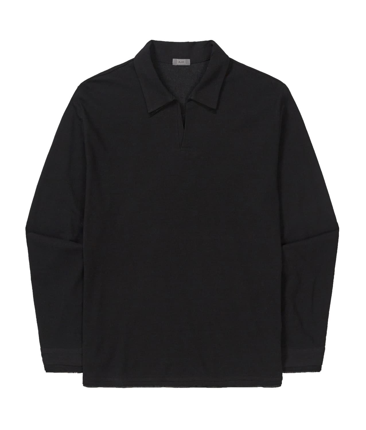 EP.9 01 Polo Shirt — Black — vue 7