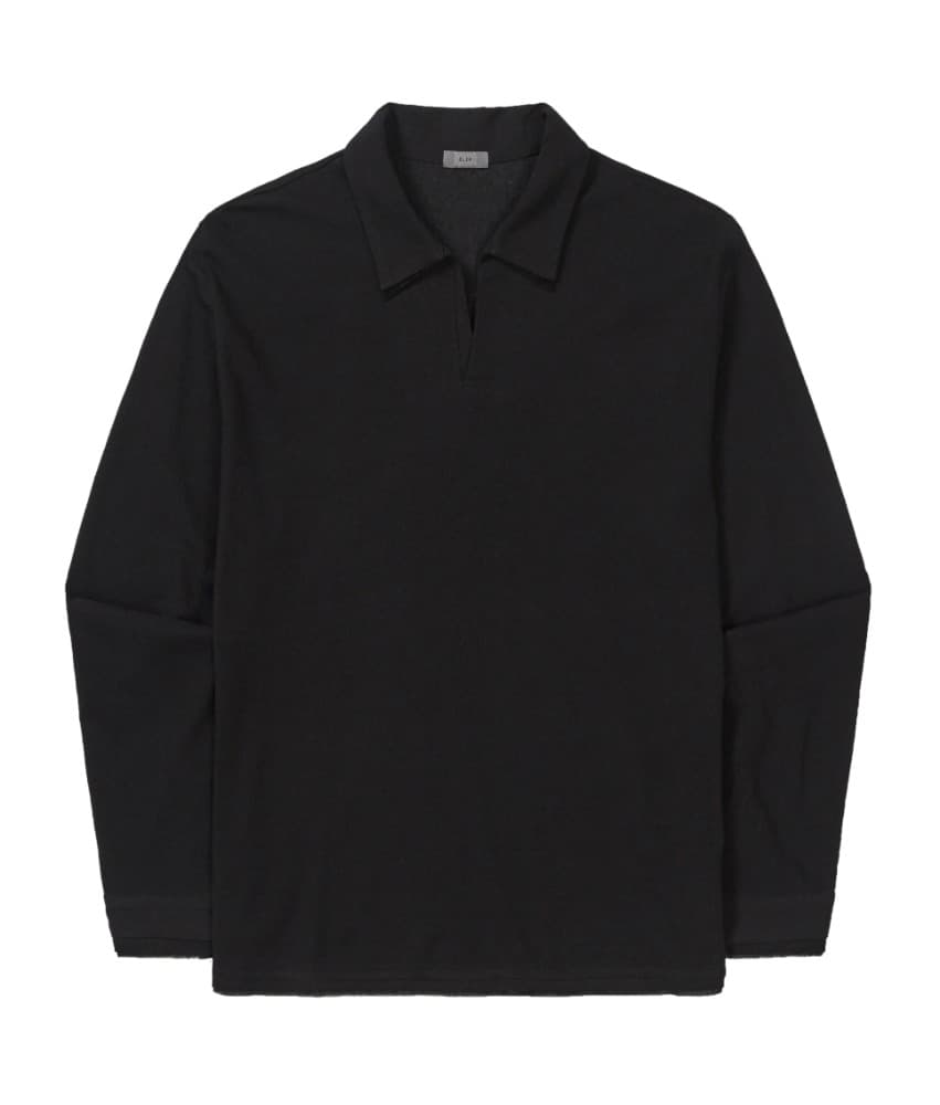 EP.9 01 Polo Shirt — Black — vue 1