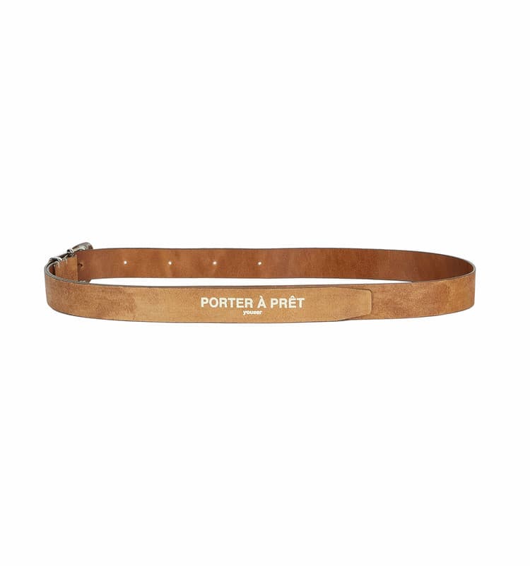 Ceinture en cuir Classic Frame — vue 3