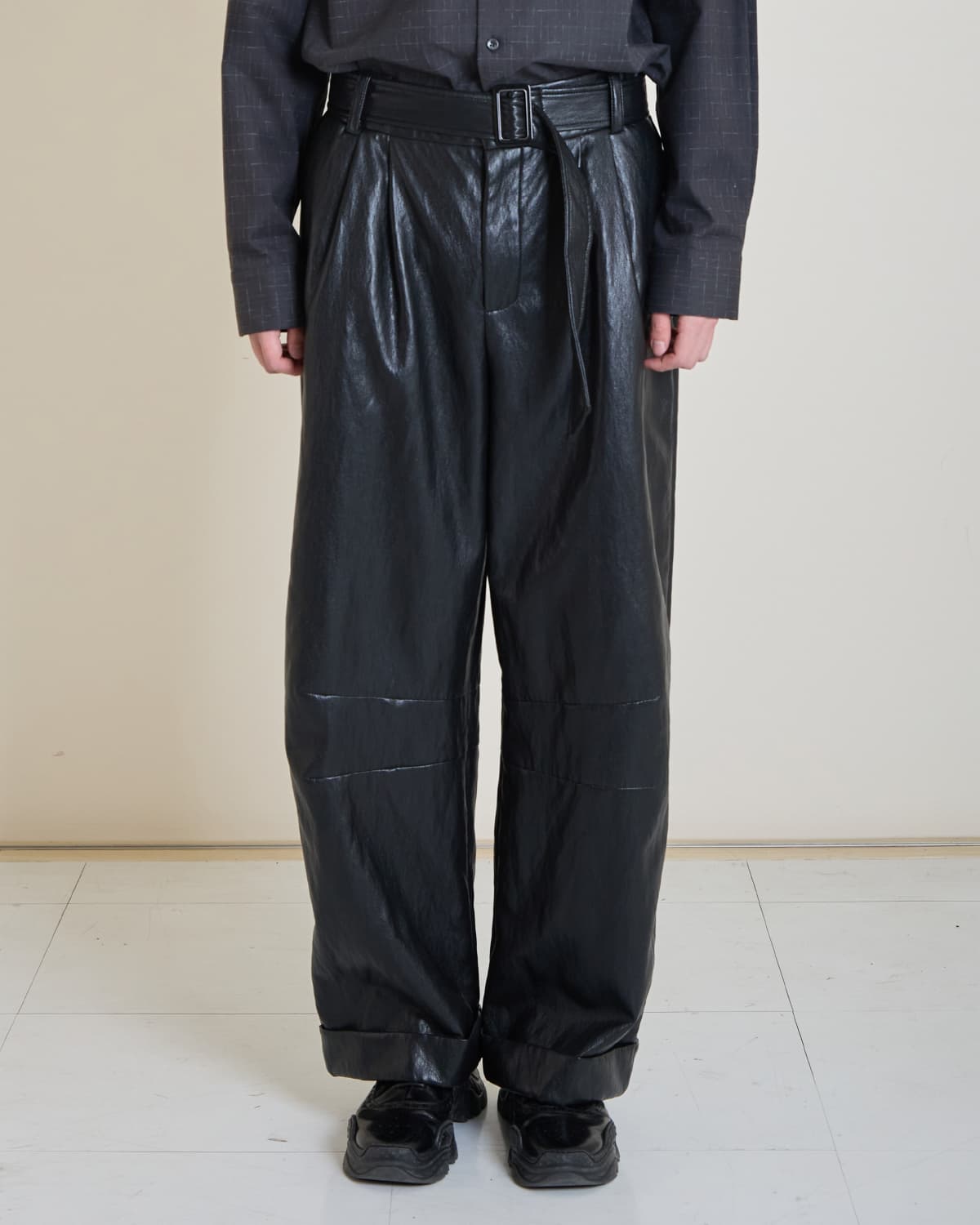 Skater’s New Wide Pants (leather)
