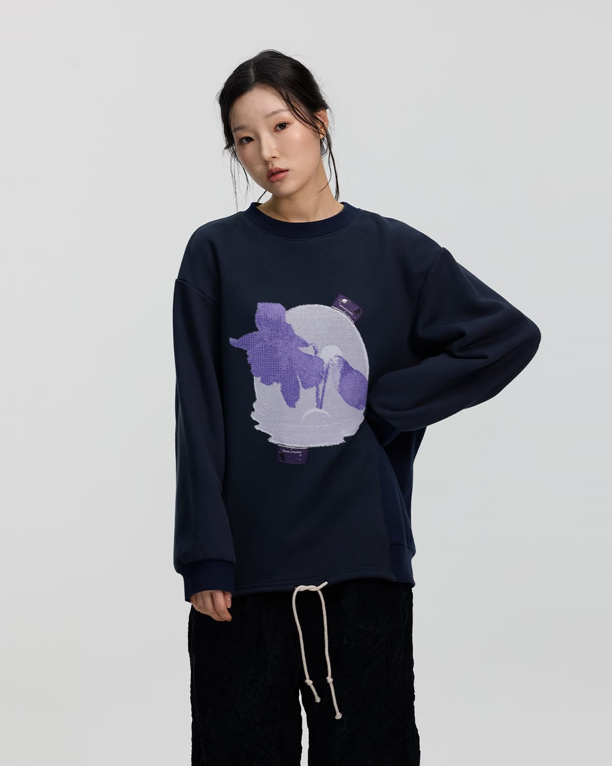 Moon Face Sweatshirt (inkyoung) — vue 4