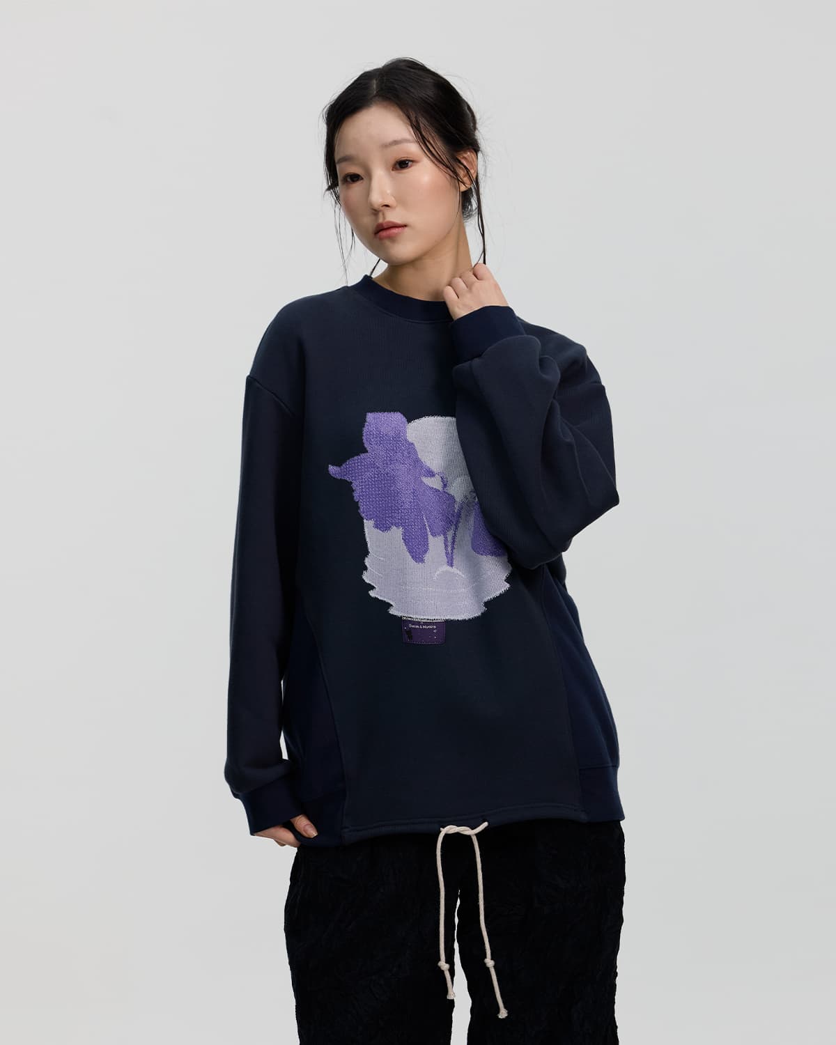 Moon Face Sweatshirt (inkyoung) — vue 6